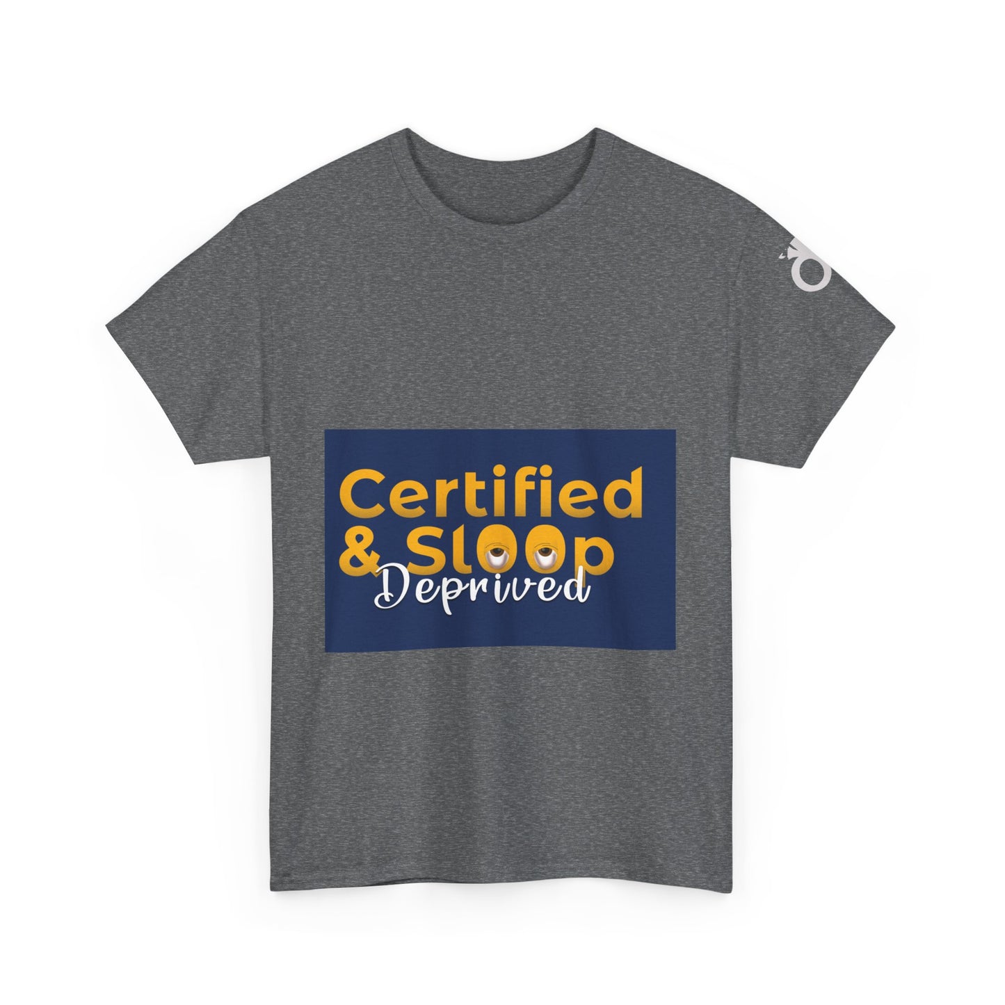 Certified & Sleep Deprived Unisex Heavy Cotton Tee - Perfect for Casual Wear and Nautical Lovers