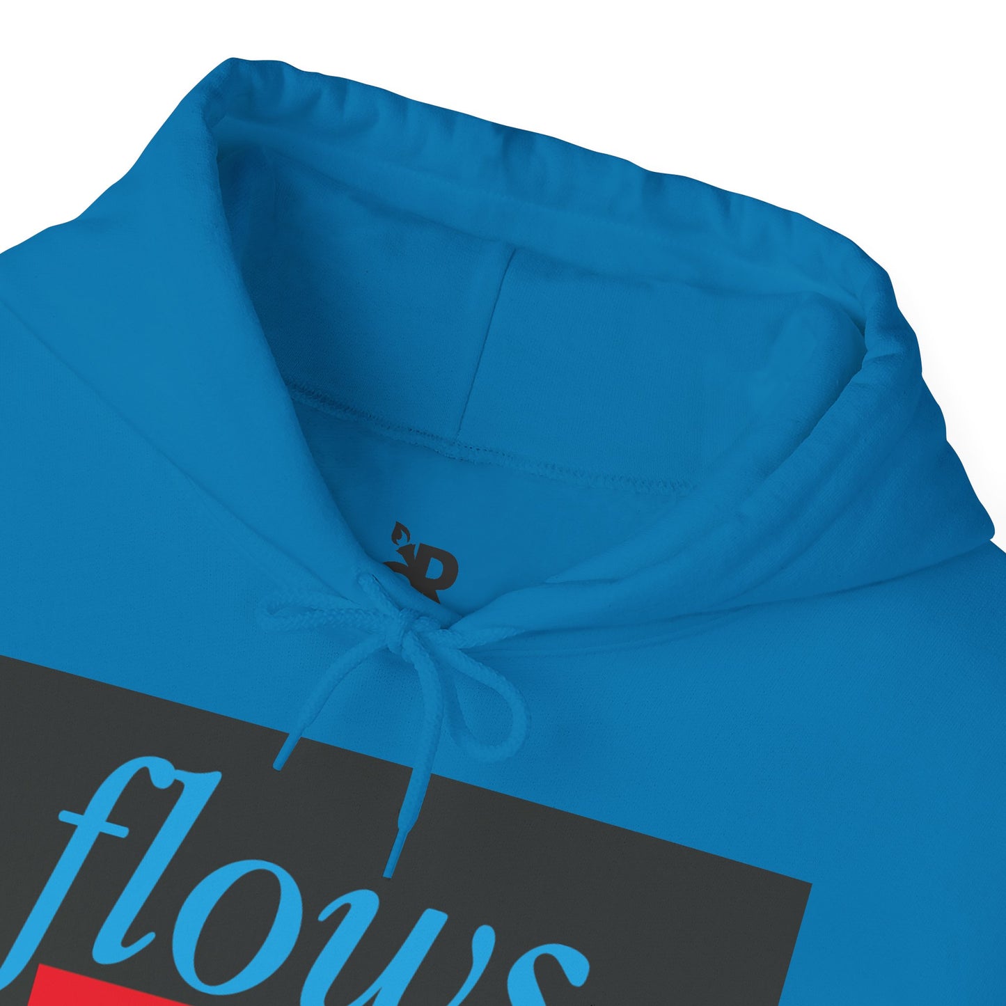 Trendy Hoodie with 'flows before bros' Design, Unisex Sweatshirt, Casual Wear, Gift for Friends, Everyday Comfort