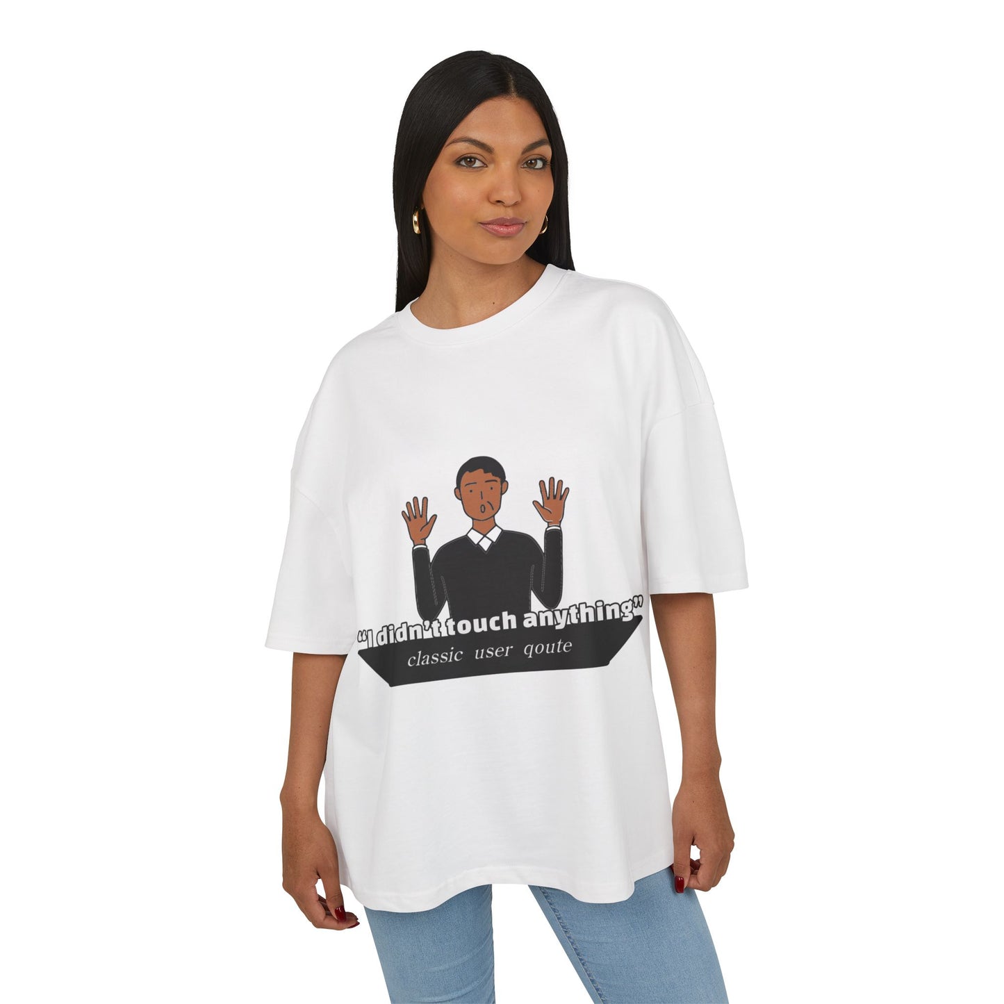 Funny Quote Box Tee, Unisex Graphic Tee, Casual Wear, Perfect Gift for Friends, Classic Humor for Everyday