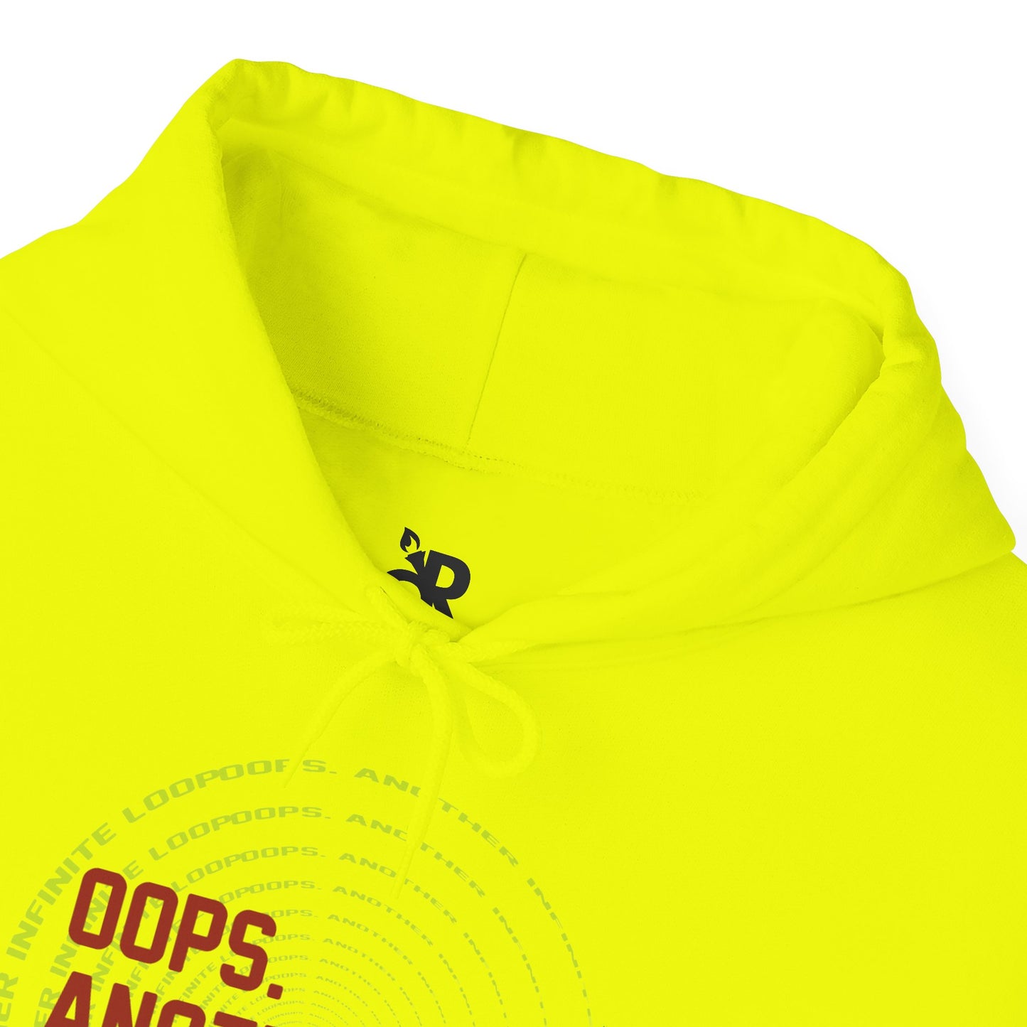 Casual Humor Hoodie - "Oops, Another Infinite Loop" - Unisex Sweatshirt for Programmers, Tech Lovers, Cozy Gift, Autumn Wear, Funny Gift