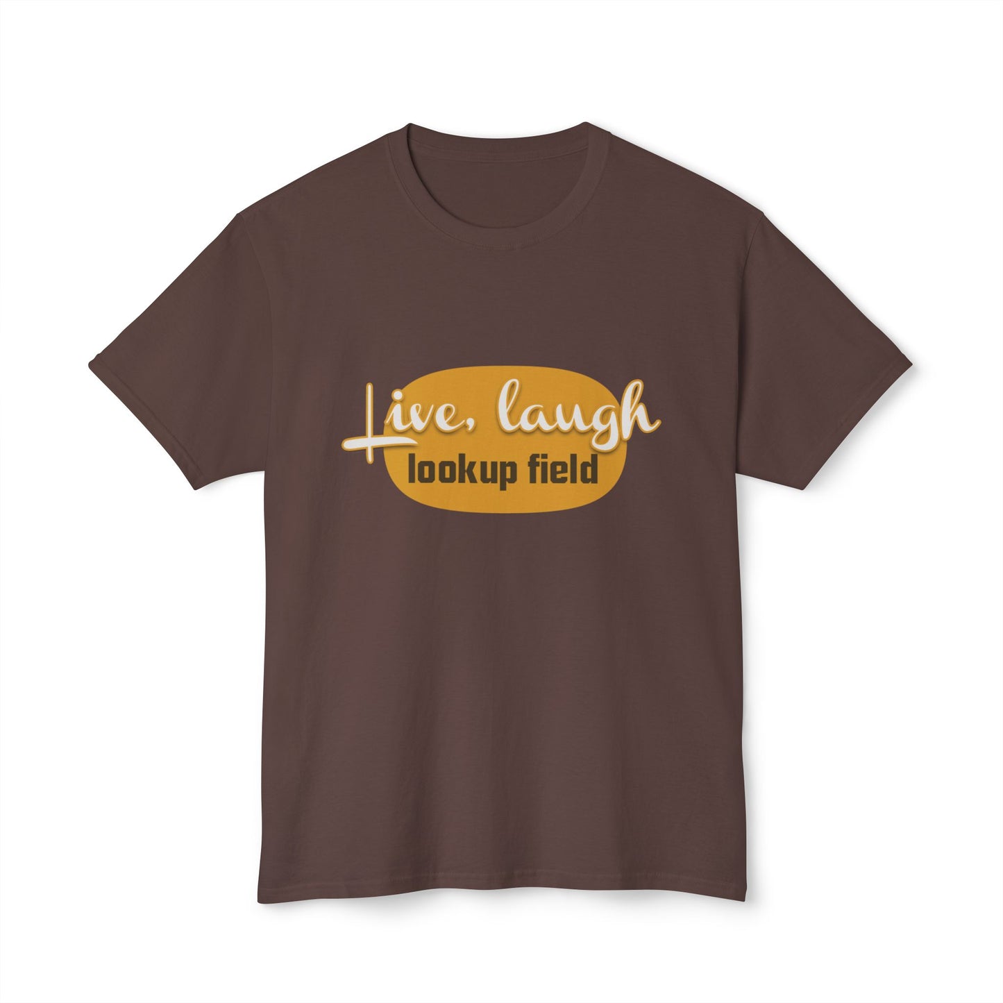 Unisex Graphic T-shirt - 'Live, Laugh, Lookup Field' Tee - Perfect for Casual Outings, Gifts, and Everyday Wear