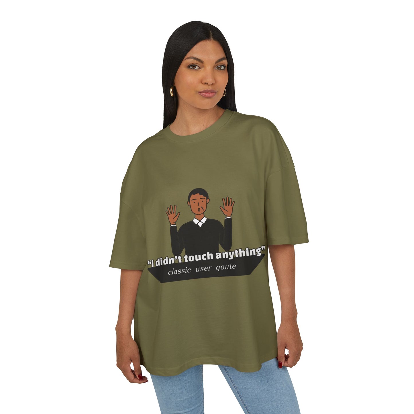 Funny Quote Box Tee, Unisex Graphic Tee, Casual Wear, Perfect Gift for Friends, Classic Humor for Everyday