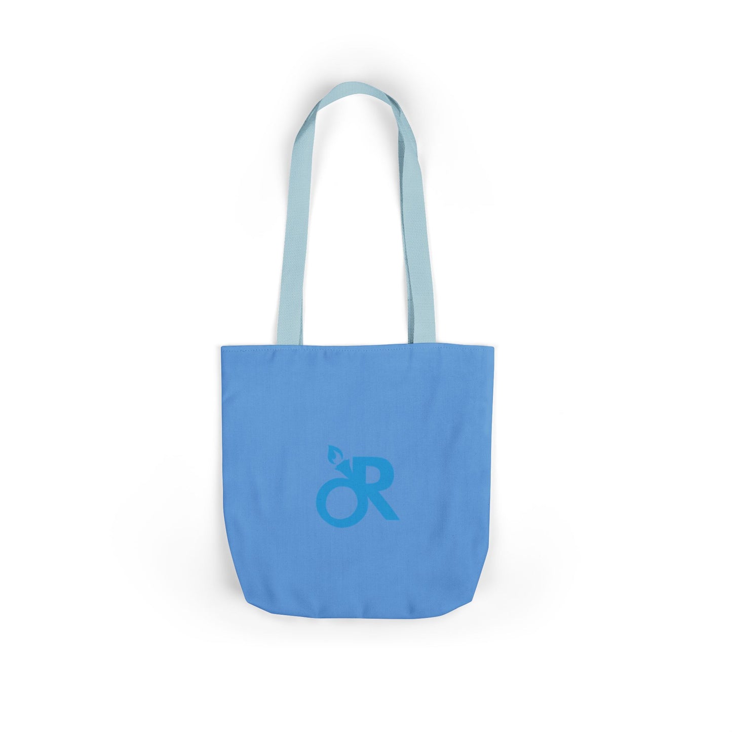 Vibrant Canvas Tote Bag with 5-Color Straps, Eco-Friendly Shopping Bag, Gift for Her, Beach Bag, Daily Use Tote