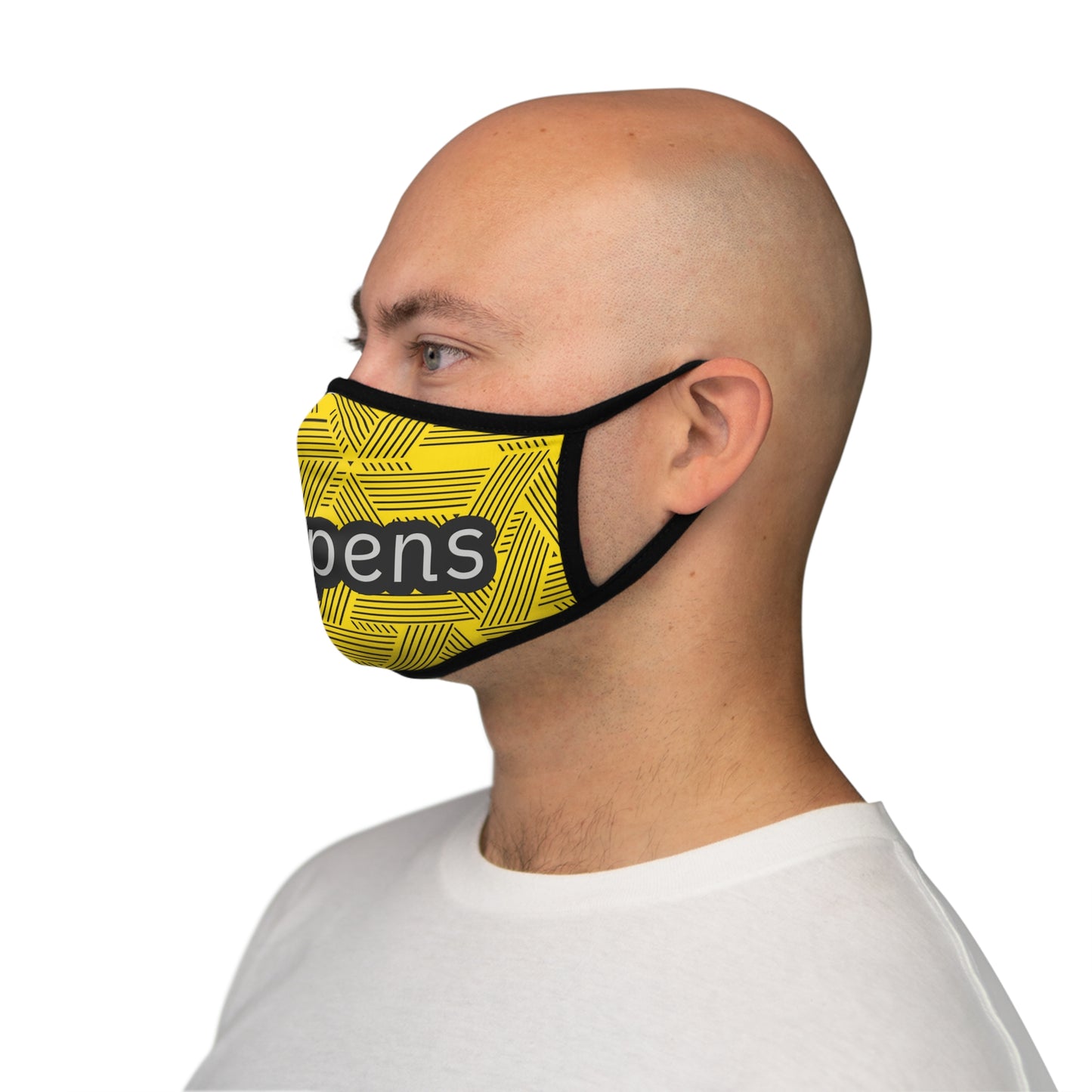 Git Happens Fitted Face Mask - Stylish and Comfortable Protection