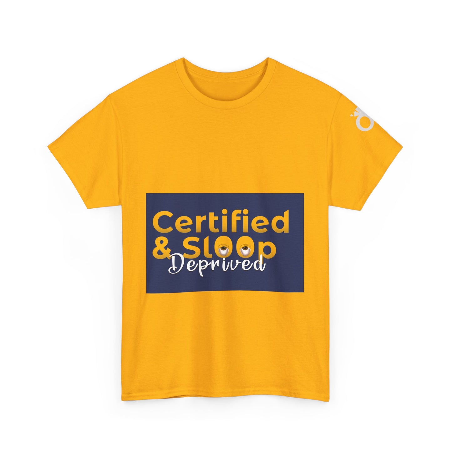 Certified & Sleep Deprived Unisex Heavy Cotton Tee - Perfect for Casual Wear and Nautical Lovers