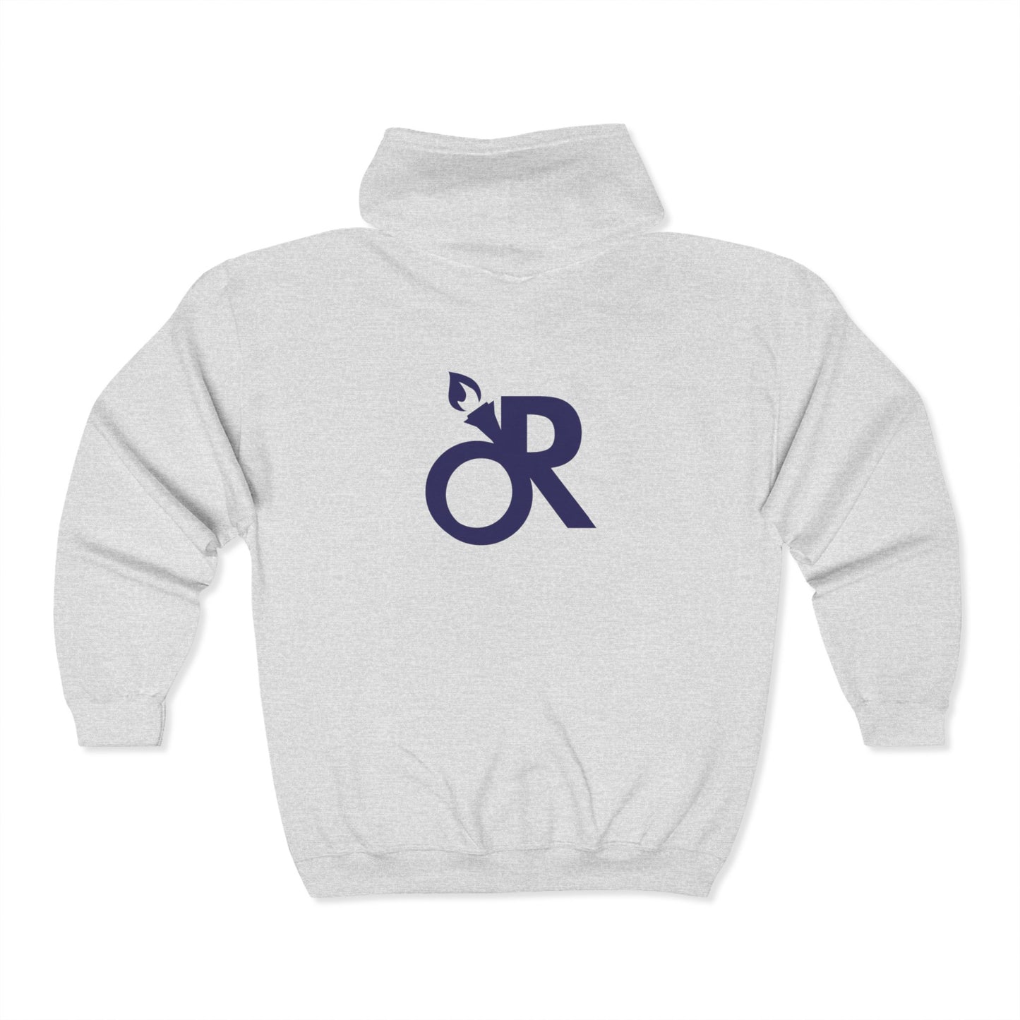 Fluent Flow Full Zip Hoodie – Unisex Heavy Blend Sweatshirt for Creative Souls