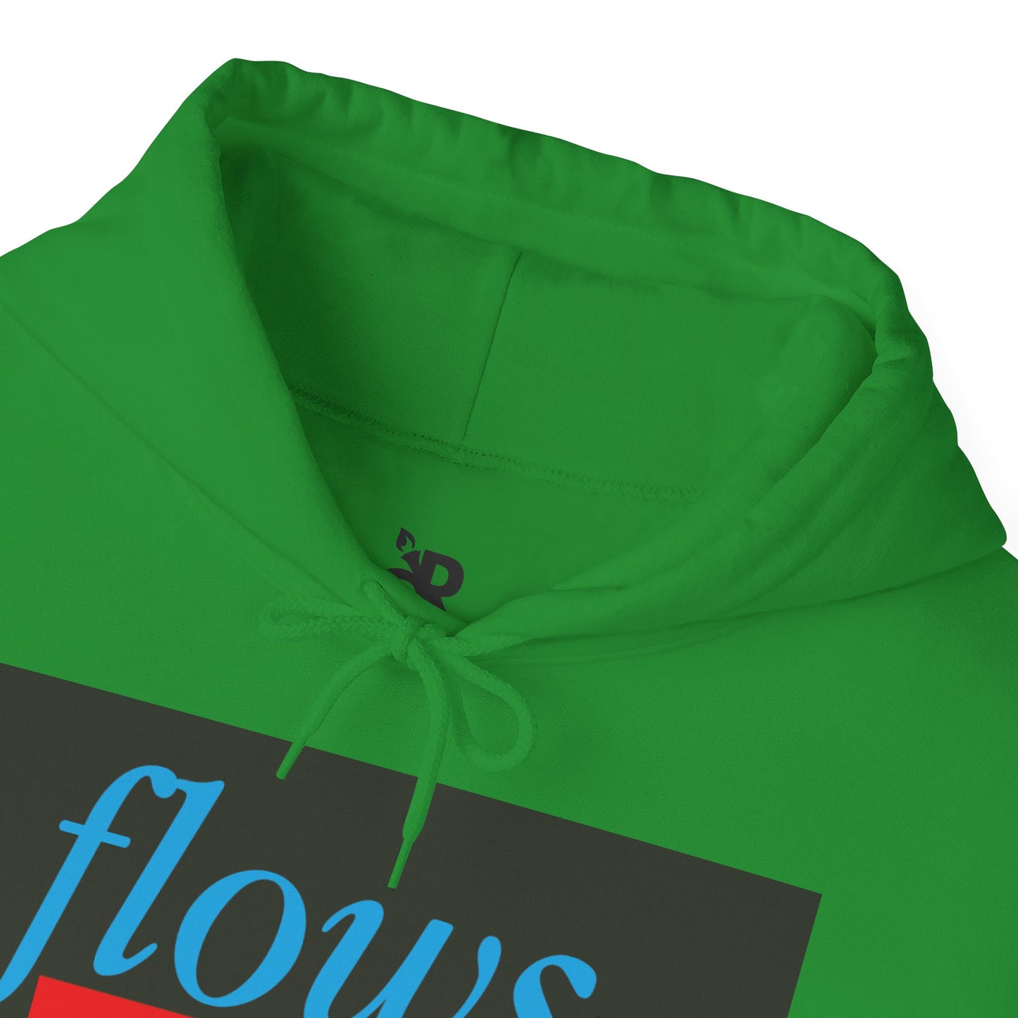 Trendy Hoodie with 'flows before bros' Design, Unisex Sweatshirt, Casual Wear, Gift for Friends, Everyday Comfort
