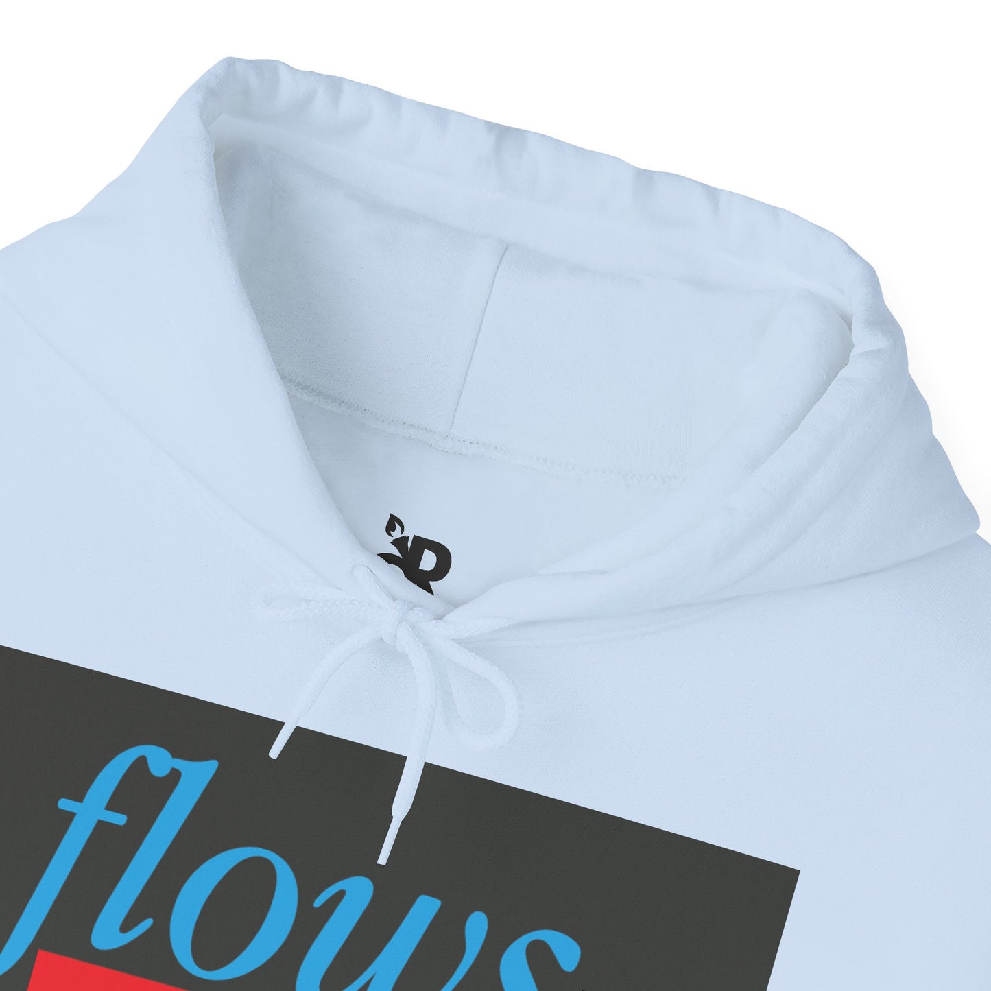 Trendy Hoodie with 'flows before bros' Design, Unisex Sweatshirt, Casual Wear, Gift for Friends, Everyday Comfort