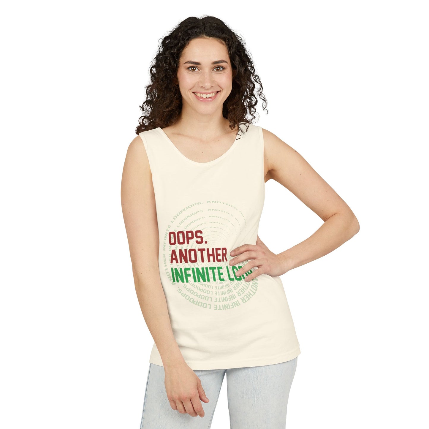 Oops, Another Infinite Loop Tank Top | Cotton Summer Tee, Gift for Tech Lovers, Casual Wear, Programming Humor Shirt, Comfortable [...]