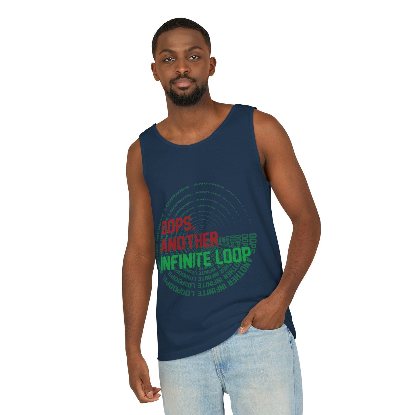 Oops, Another Infinite Loop Tank Top | Cotton Summer Tee, Gift for Tech Lovers, Casual Wear, Programming Humor Shirt, Comfortable [...]