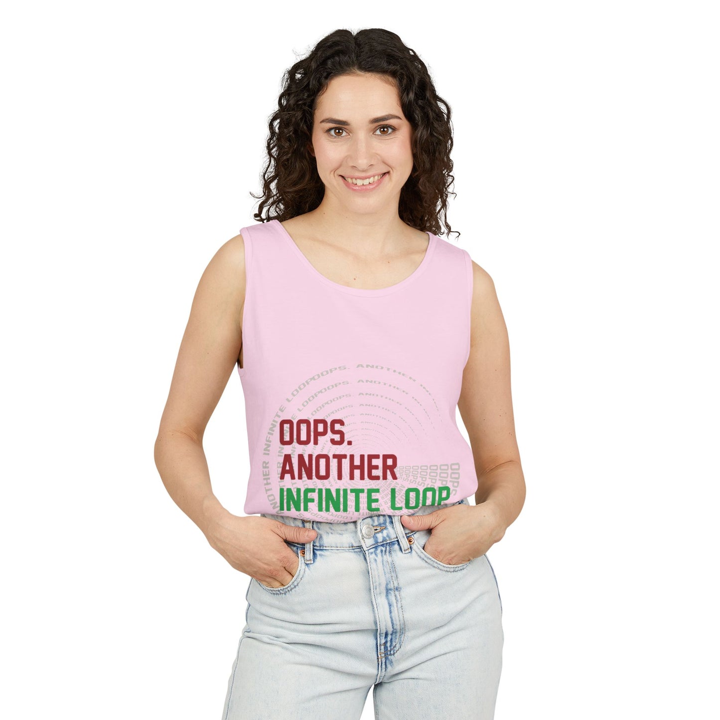 Oops, Another Infinite Loop Tank Top | Cotton Summer Tee, Gift for Tech Lovers, Casual Wear, Programming Humor Shirt, Comfortable [...]