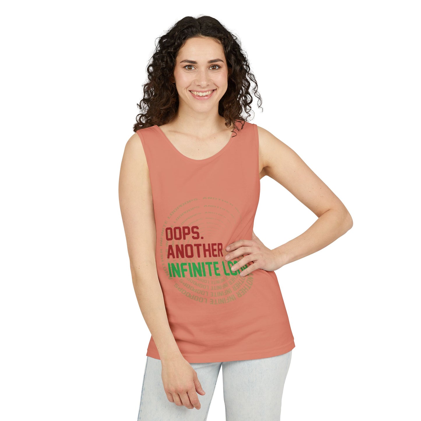 Oops, Another Infinite Loop Tank Top | Cotton Summer Tee, Gift for Tech Lovers, Casual Wear, Programming Humor Shirt, Comfortable [...]