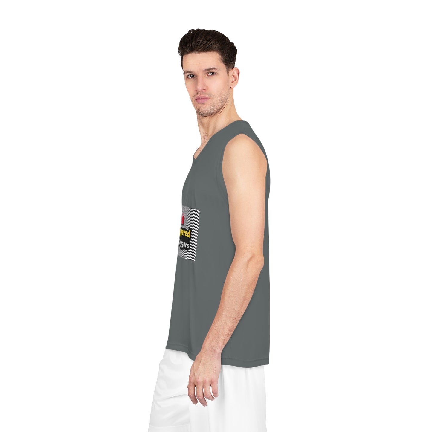 Sporty Basketball Jersey - Triggered by Triggers, Gift for Athletes, Sportswear, Activewear, Unique Team Jersey, Casual Summer Wear