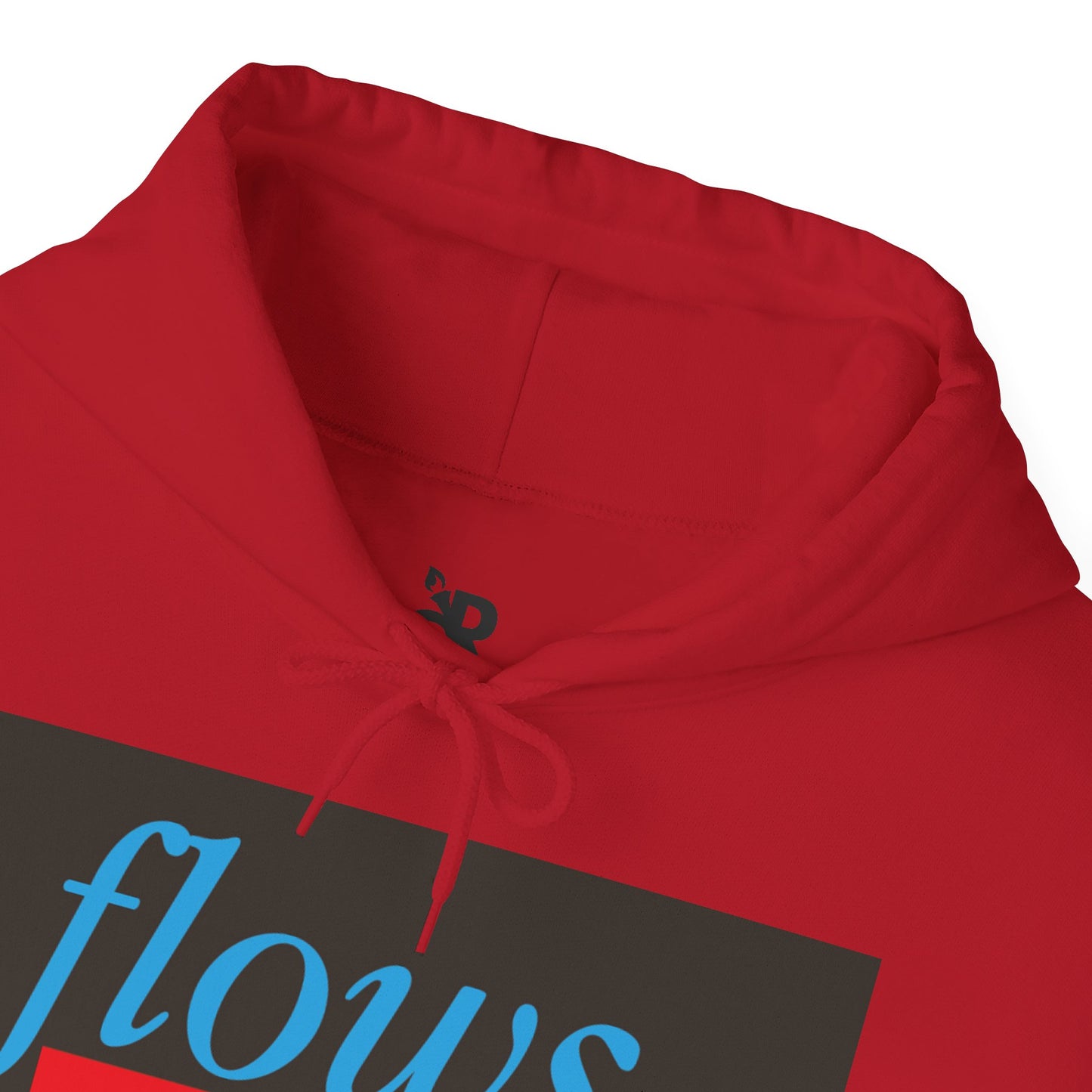 Trendy Hoodie with 'flows before bros' Design, Unisex Sweatshirt, Casual Wear, Gift for Friends, Everyday Comfort