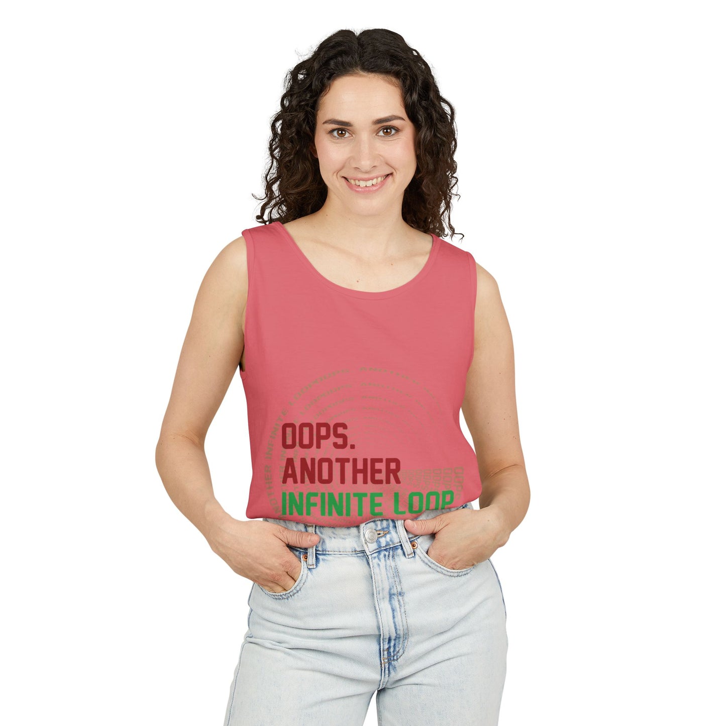 Oops, Another Infinite Loop Tank Top | Cotton Summer Tee, Gift for Tech Lovers, Casual Wear, Programming Humor Shirt, Comfortable [...]