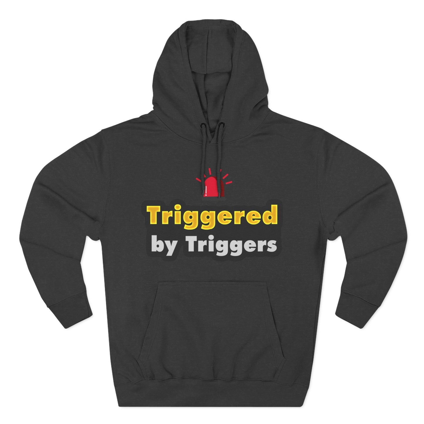 Funny Triggered Fleece Hoodie, Comfy Sweatshirt, Gift for Gamers, Casual Wear, Cozy Pullover for Friends, Humor Apparel