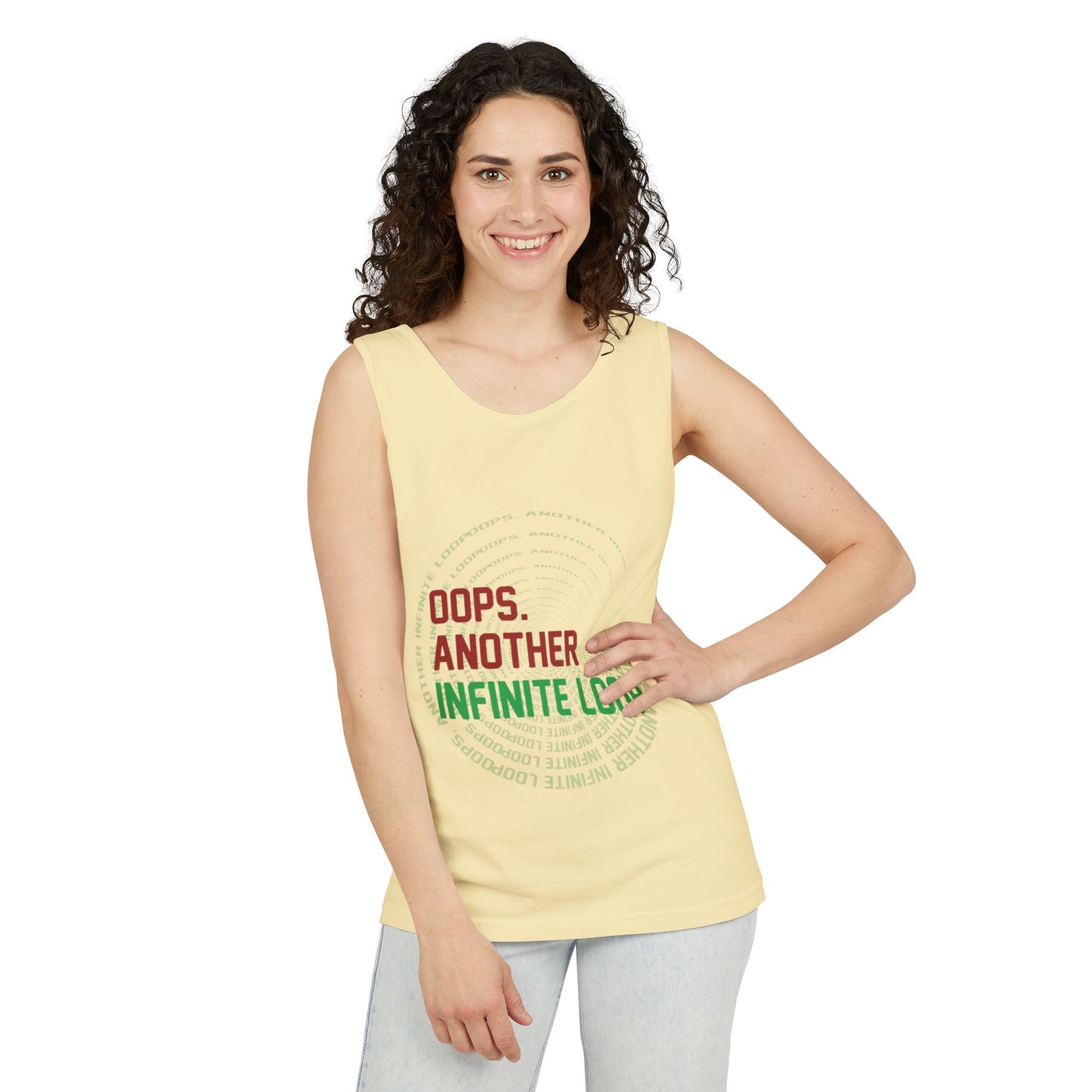 Oops, Another Infinite Loop Tank Top | Cotton Summer Tee, Gift for Tech Lovers, Casual Wear, Programming Humor Shirt, Comfortable [...]