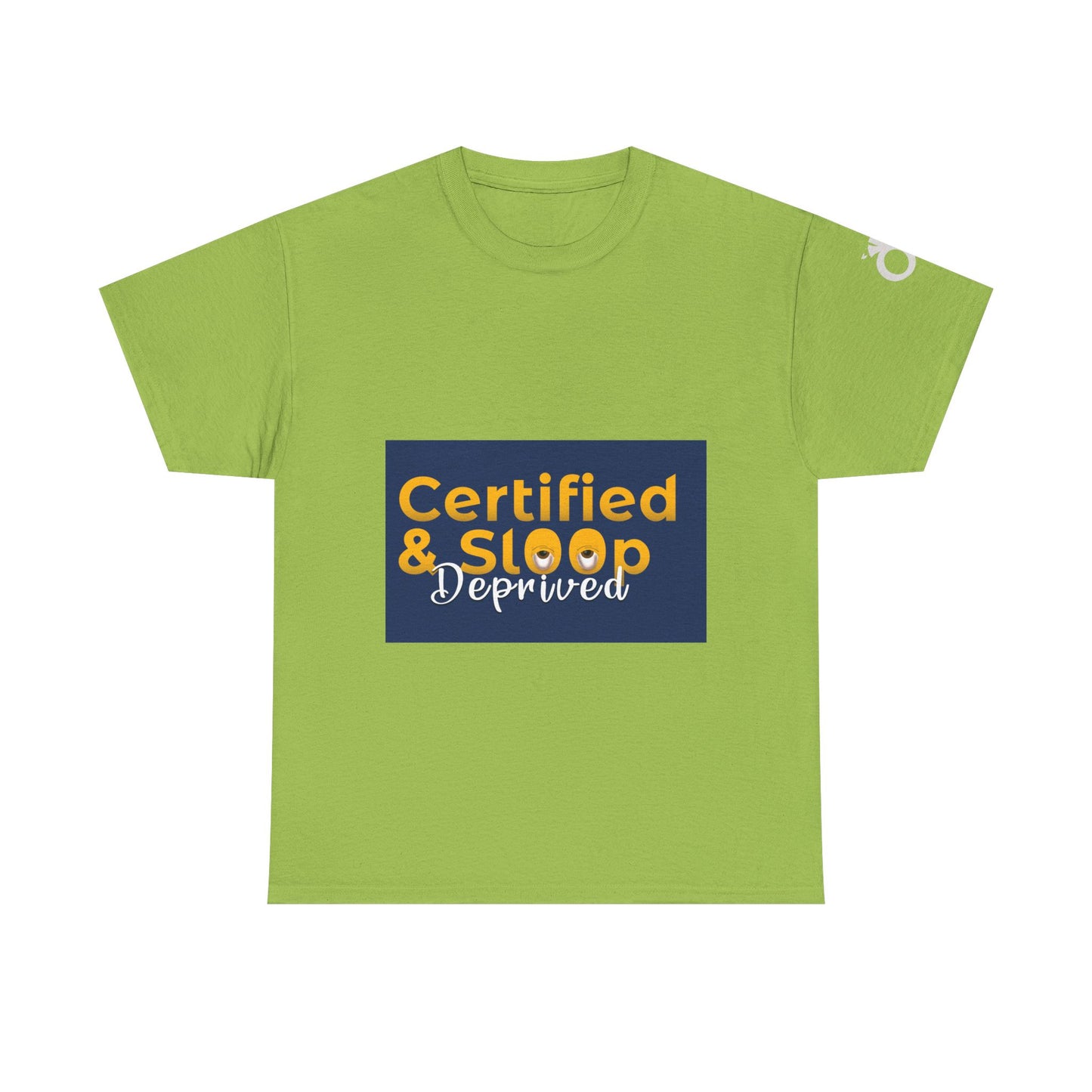 Certified & Sleep Deprived Unisex Heavy Cotton Tee - Perfect for Casual Wear and Nautical Lovers