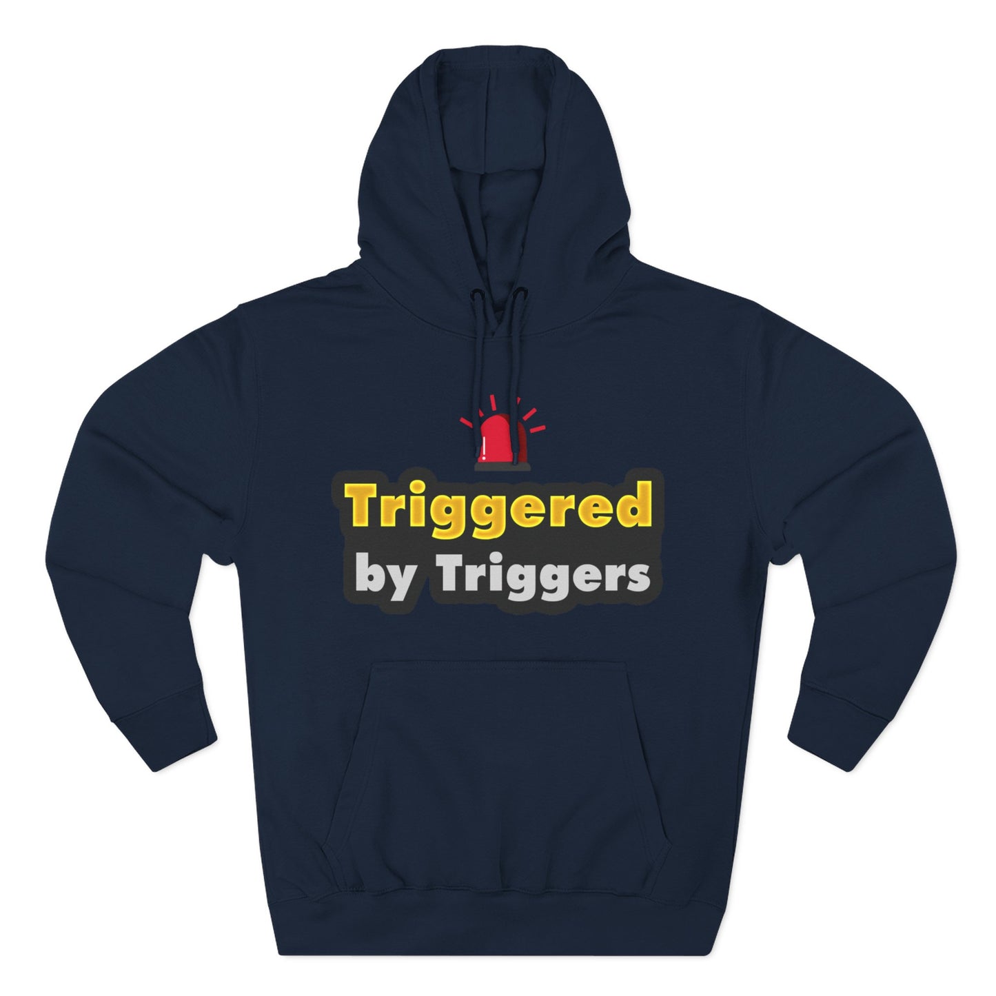Funny Triggered Fleece Hoodie, Comfy Sweatshirt, Gift for Gamers, Casual Wear, Cozy Pullover for Friends, Humor Apparel