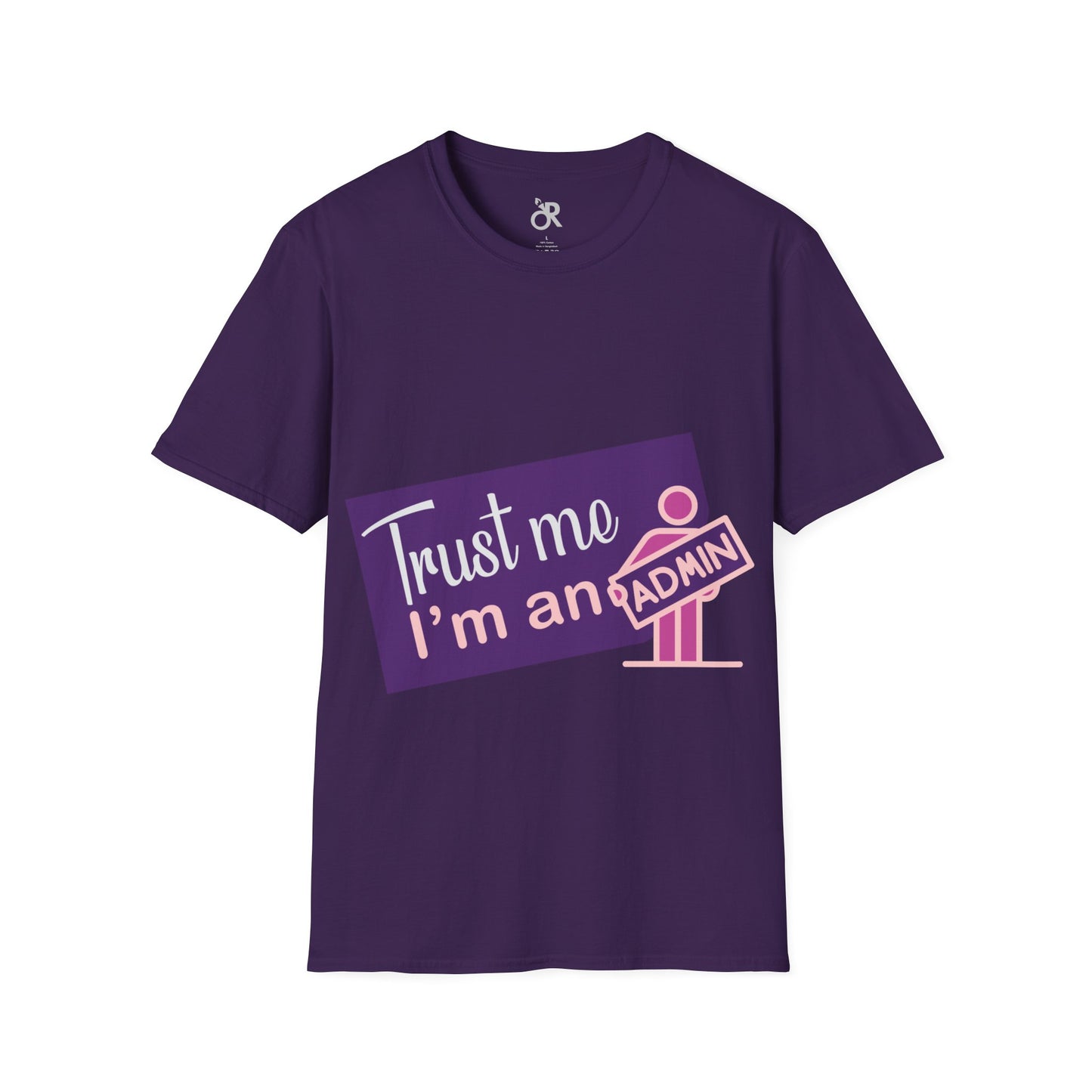Trust Me I'm an Admin Unisex T-Shirt, Ideal for Techies, Gifts for IT Professionals, Casual Wear, Funny Office Shirt, Geek Humor Tee
