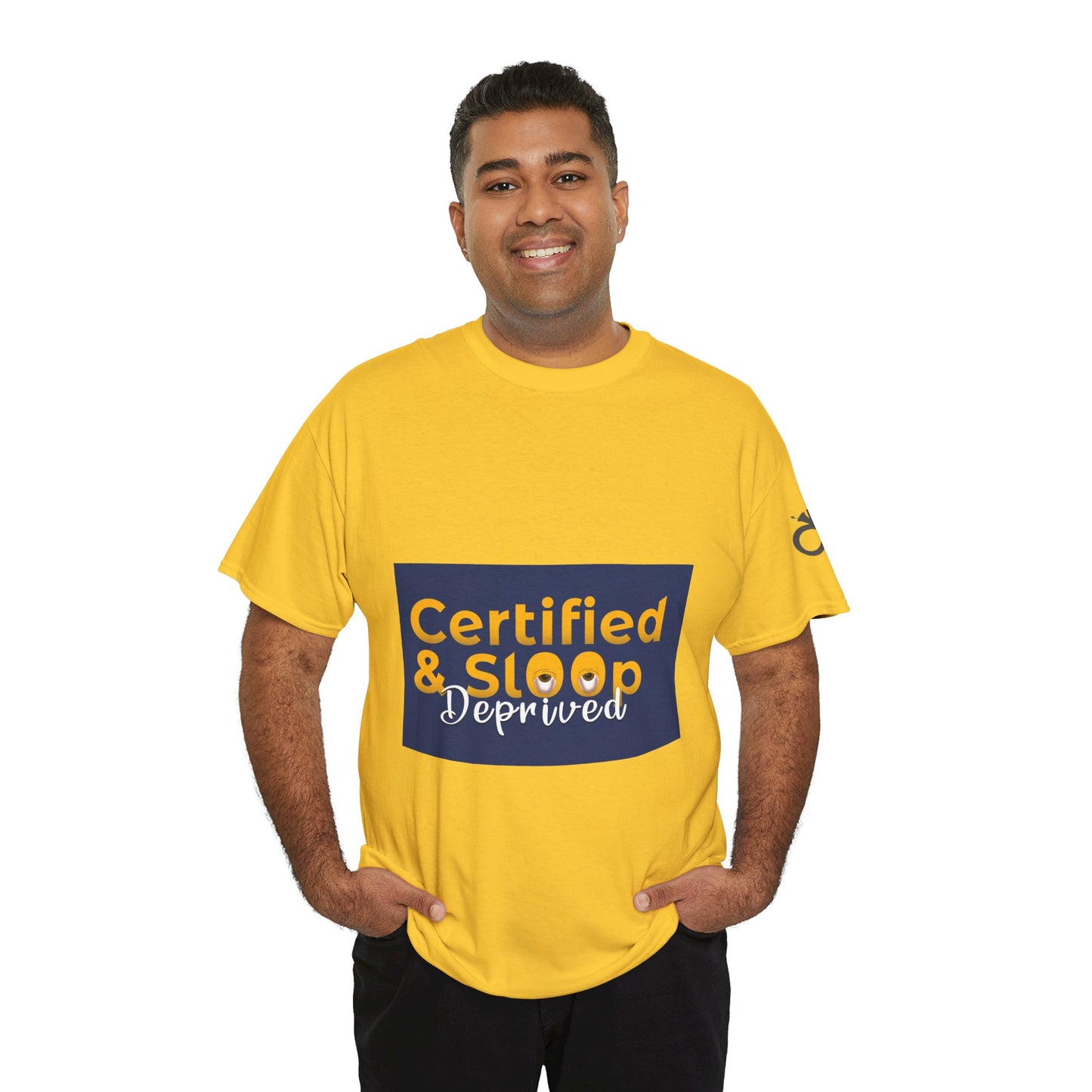 Certified & Sleep Deprived Unisex Heavy Cotton Tee - Perfect for Casual Wear and Nautical Lovers