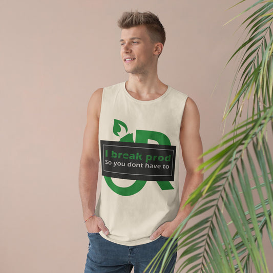 Unisex Motivational Tank Top, I Break Prod Shirt, Fitness Apparel, Workout Gear, Casual Summer Shirt