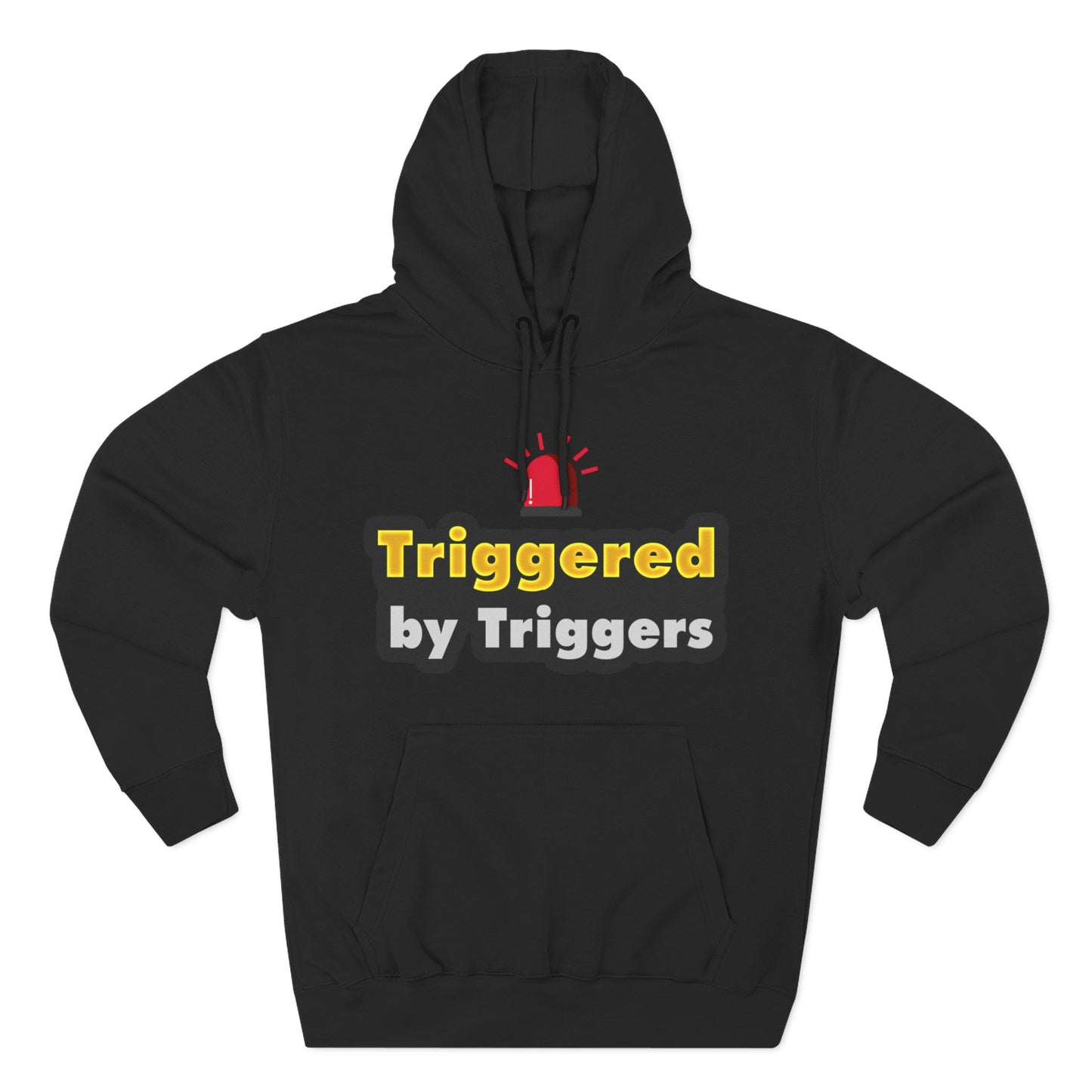Funny Triggered Fleece Hoodie, Comfy Sweatshirt, Gift for Gamers, Casual Wear, Cozy Pullover for Friends, Humor Apparel