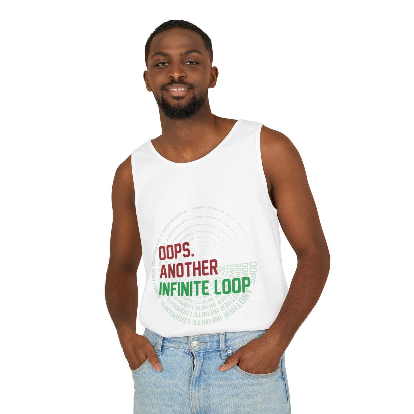 Oops, Another Infinite Loop Tank Top | Cotton Summer Tee, Gift for Tech Lovers, Casual Wear, Programming Humor Shirt, Comfortable [...]