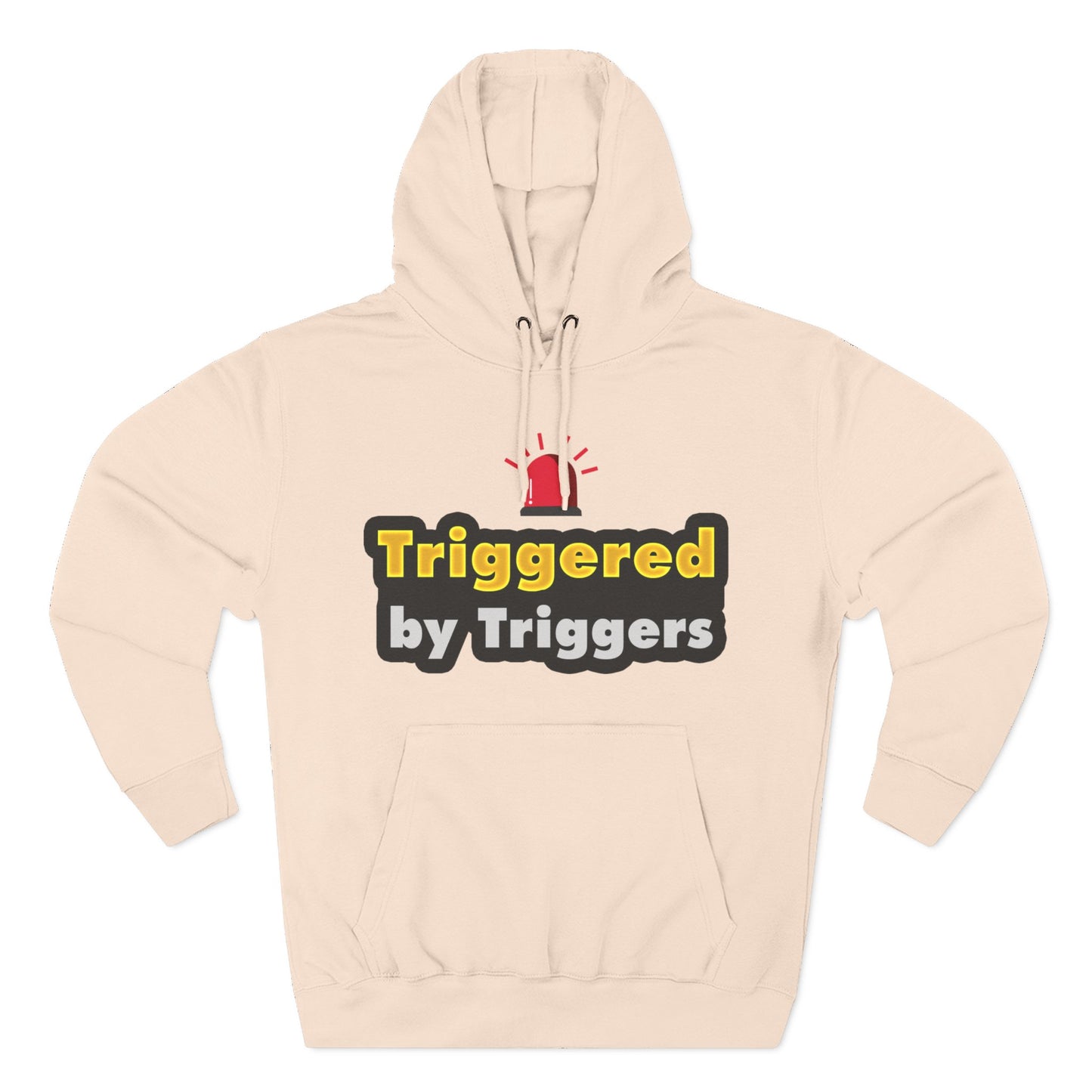 Funny Triggered Fleece Hoodie, Comfy Sweatshirt, Gift for Gamers, Casual Wear, Cozy Pullover for Friends, Humor Apparel