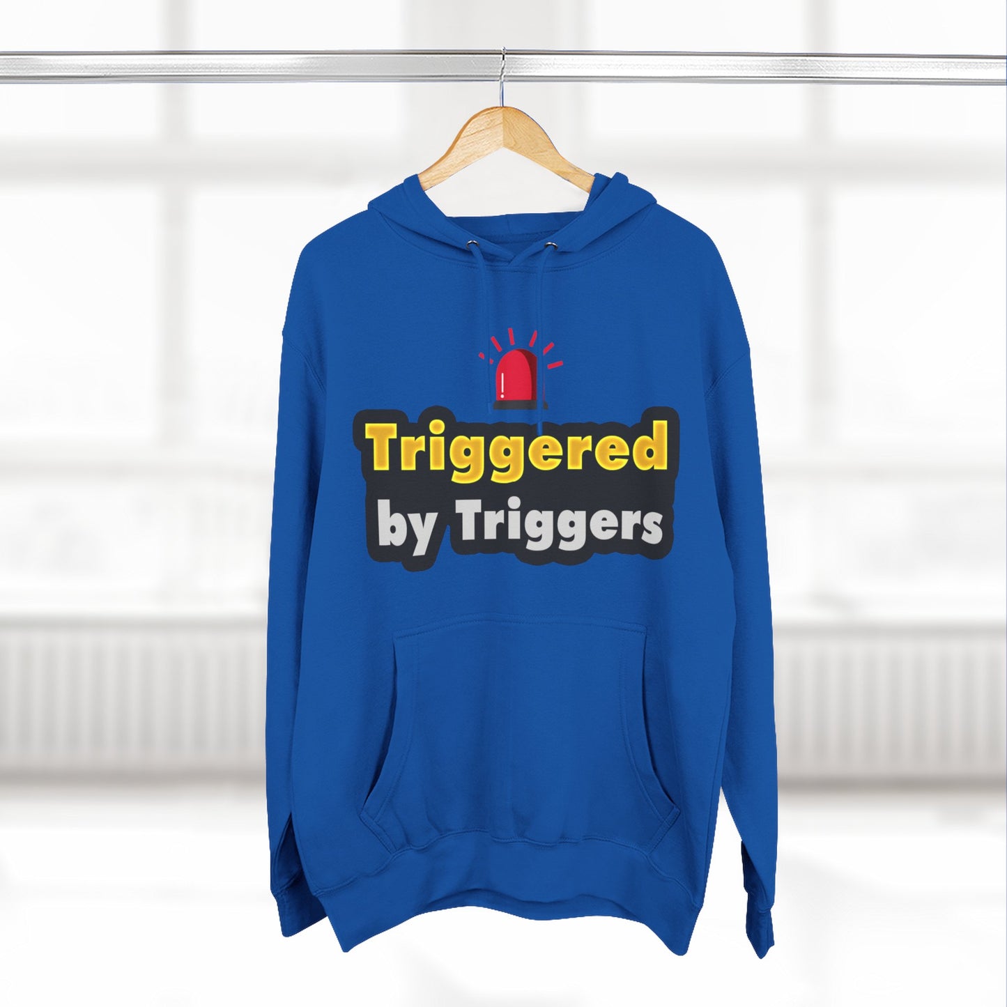 Funny Triggered Fleece Hoodie, Comfy Sweatshirt, Gift for Gamers, Casual Wear, Cozy Pullover for Friends, Humor Apparel