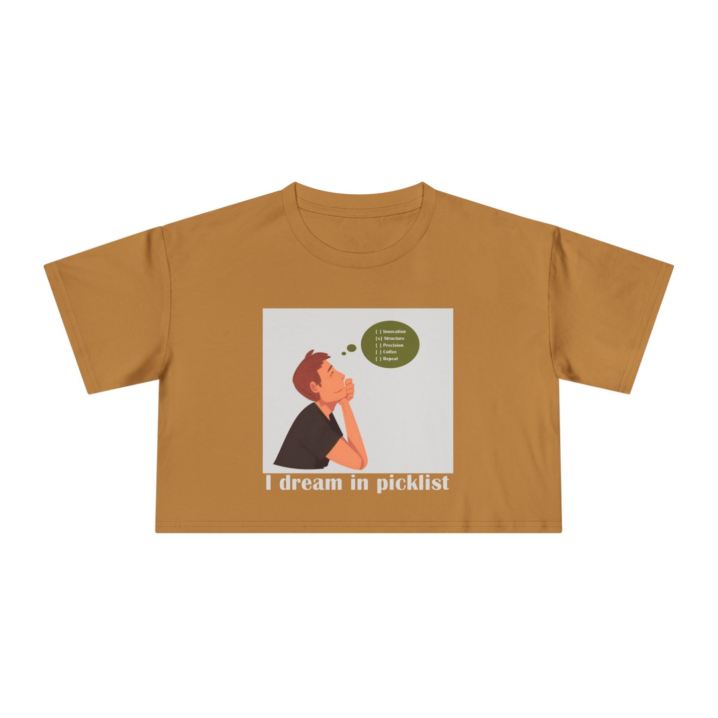 Dreamy Crop Tee for Creative Souls, Women's Fashion, Casual Summer Top, Gift for Her, Trendy Graphic Tee