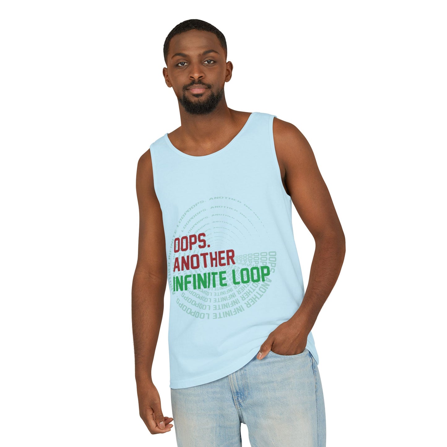 Oops, Another Infinite Loop Tank Top | Cotton Summer Tee, Gift for Tech Lovers, Casual Wear, Programming Humor Shirt, Comfortable [...]
