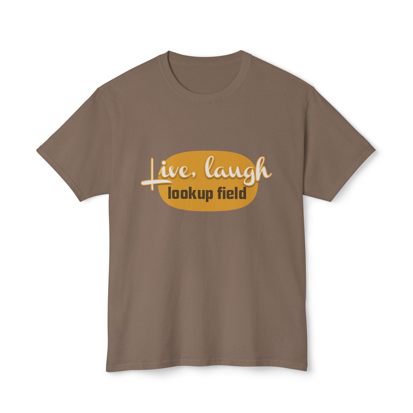 Unisex Graphic T-shirt - 'Live, Laugh, Lookup Field' Tee - Perfect for Casual Outings, Gifts, and Everyday Wear