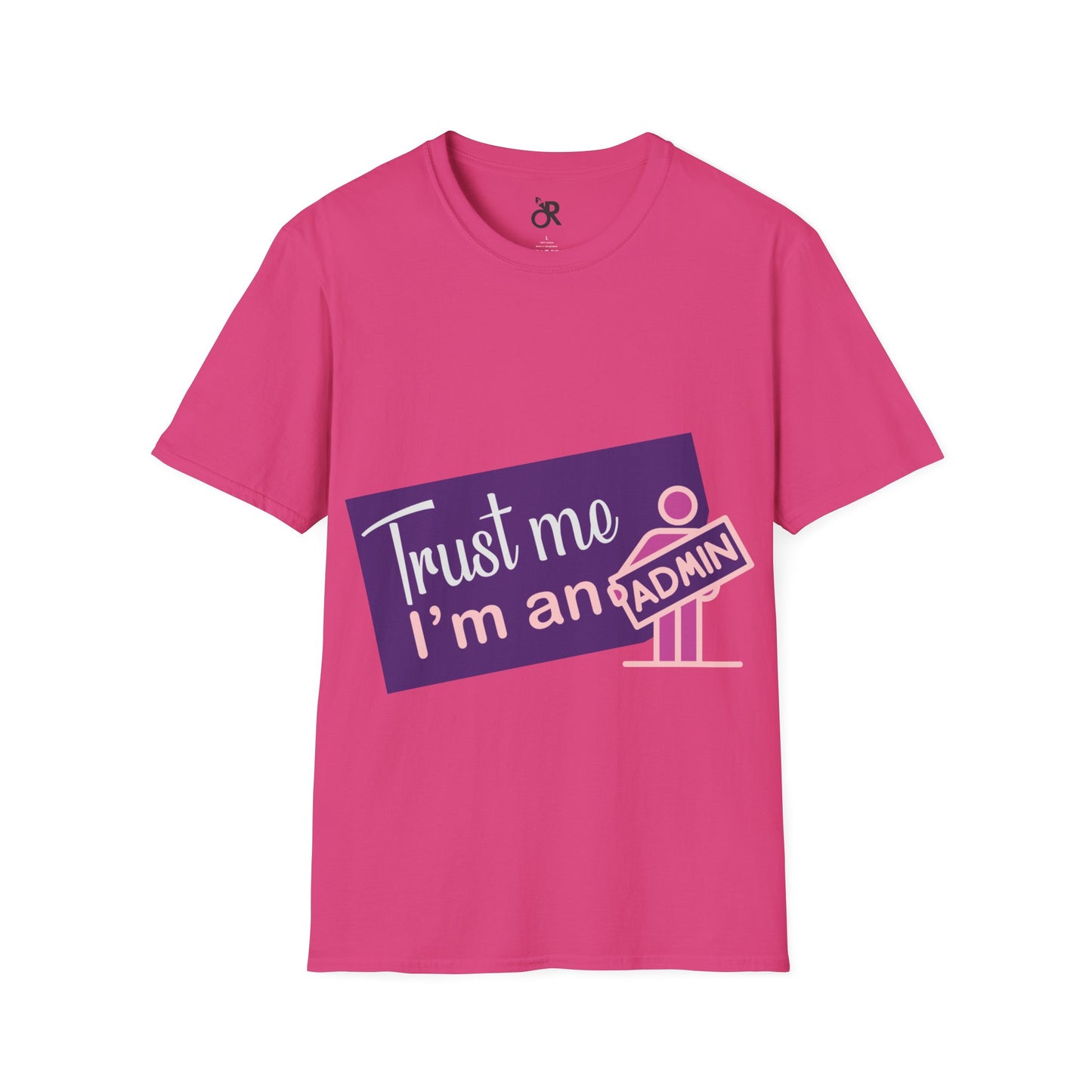 Trust Me I'm an Admin Unisex T-Shirt, Ideal for Techies, Gifts for IT Professionals, Casual Wear, Funny Office Shirt, Geek Humor Tee