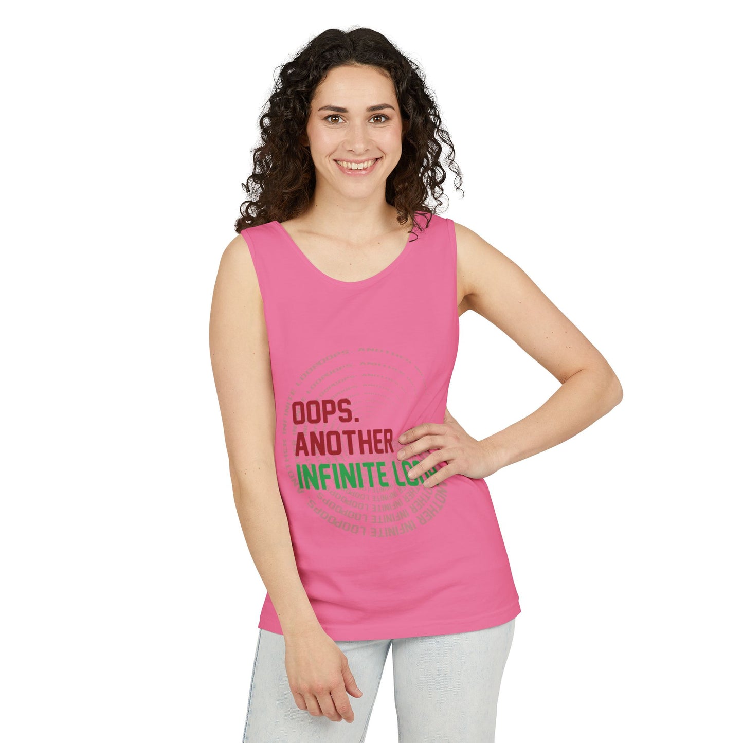 Oops, Another Infinite Loop Tank Top | Cotton Summer Tee, Gift for Tech Lovers, Casual Wear, Programming Humor Shirt, Comfortable [...]