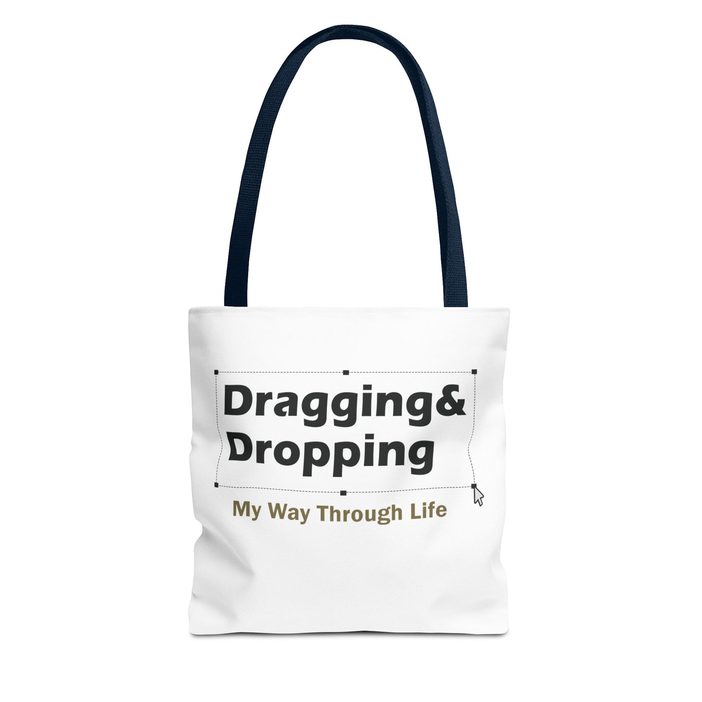 Sassy Dragging & Dropping Tote Bag - Fun Everyday Carry for Tech Lovers