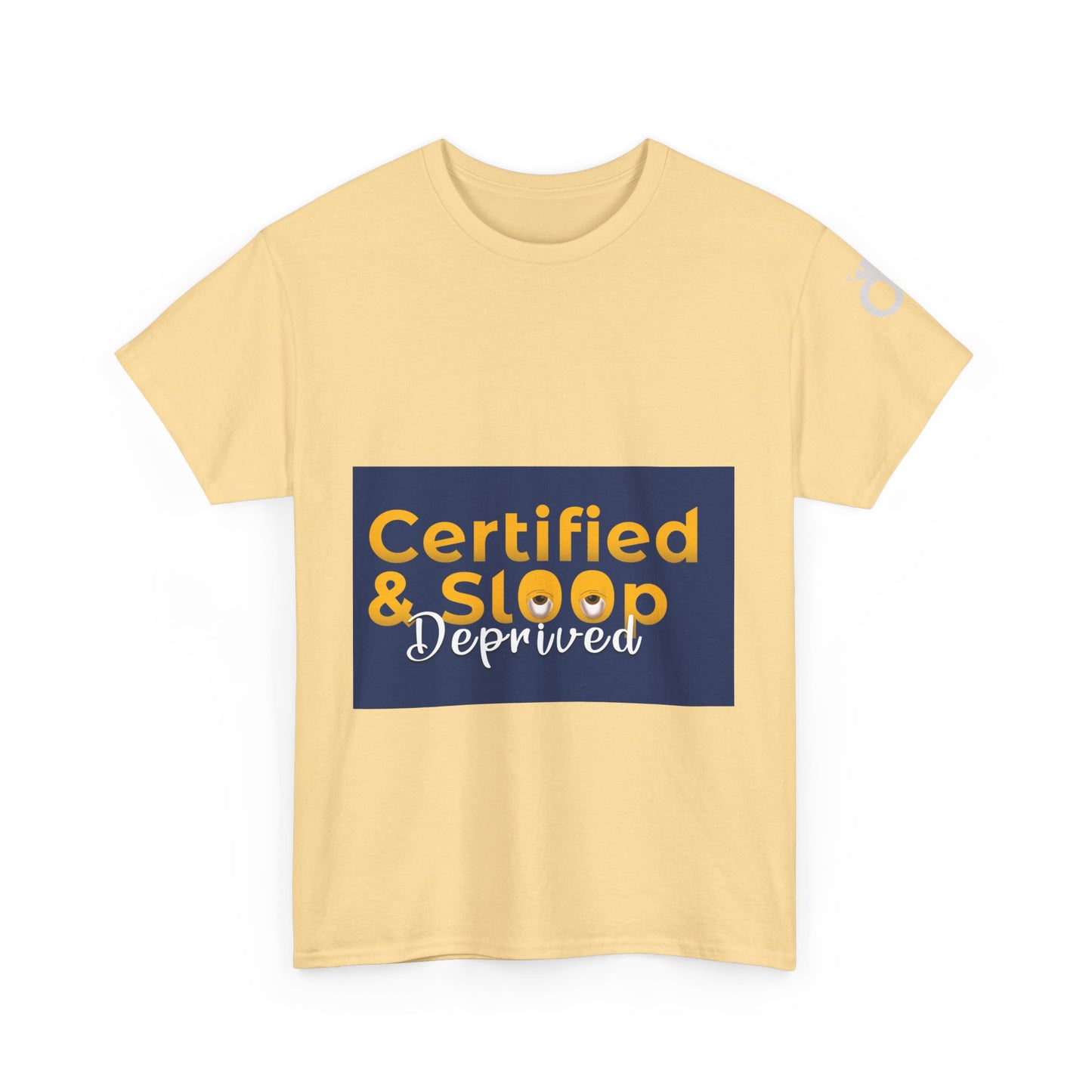 Certified & Sleep Deprived Unisex Heavy Cotton Tee - Perfect for Casual Wear and Nautical Lovers