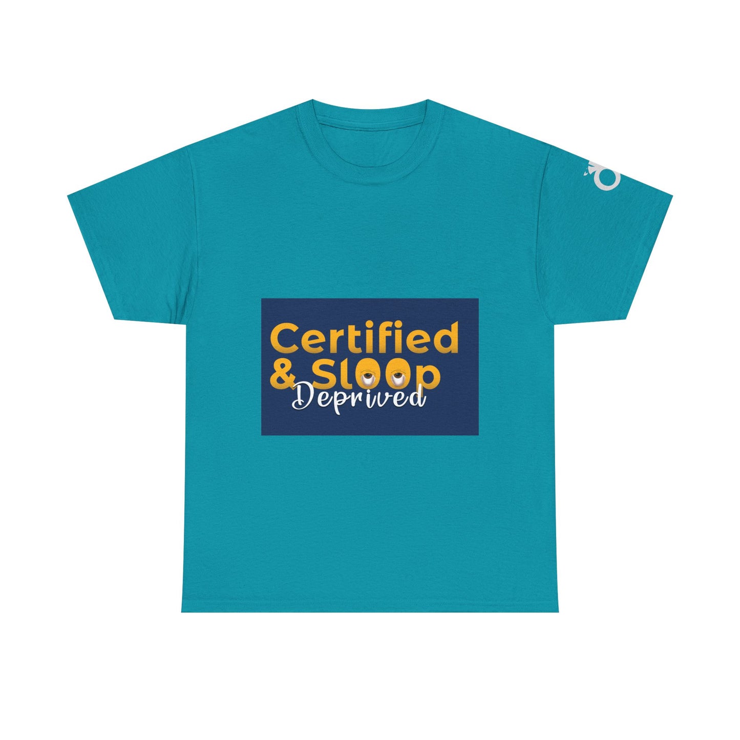Certified & Sleep Deprived Unisex Heavy Cotton Tee - Perfect for Casual Wear and Nautical Lovers