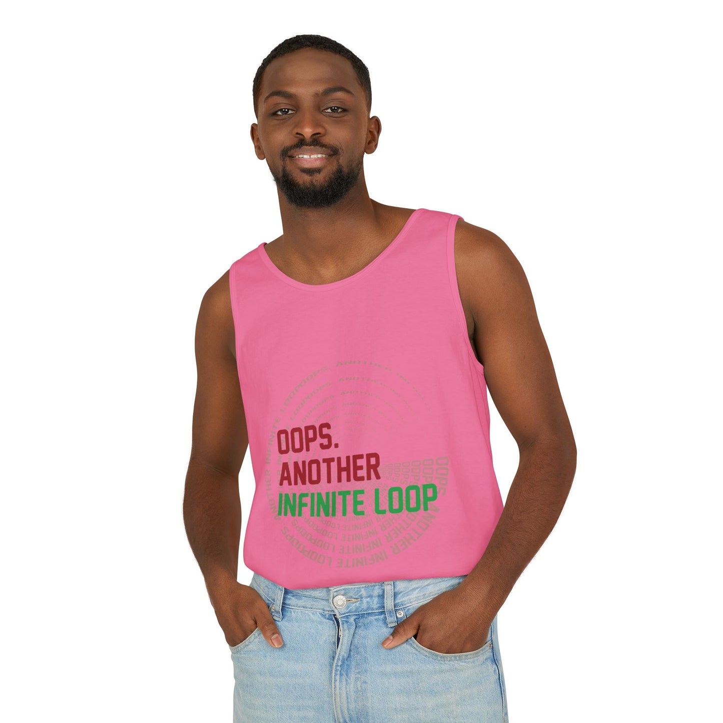 Oops, Another Infinite Loop Tank Top | Cotton Summer Tee, Gift for Tech Lovers, Casual Wear, Programming Humor Shirt, Comfortable [...]