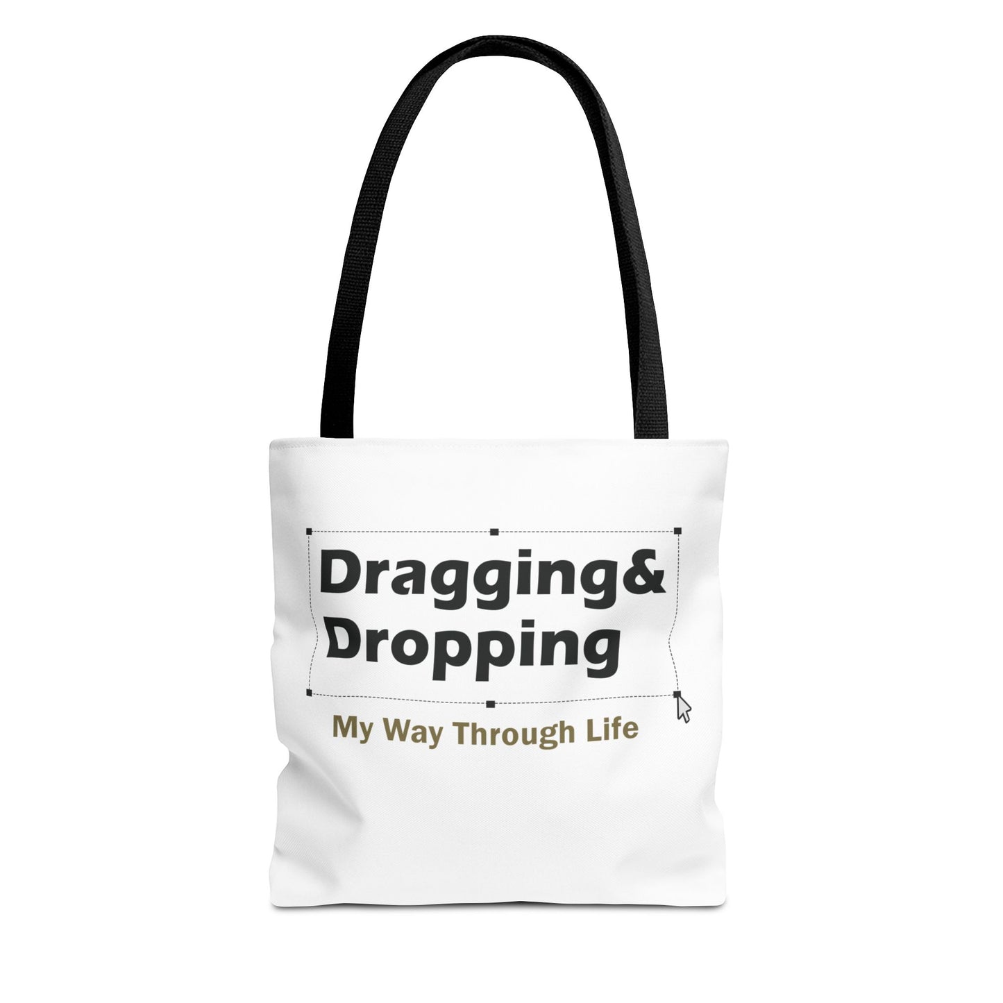 Sassy Dragging & Dropping Tote Bag - Fun Everyday Carry for Tech Lovers
