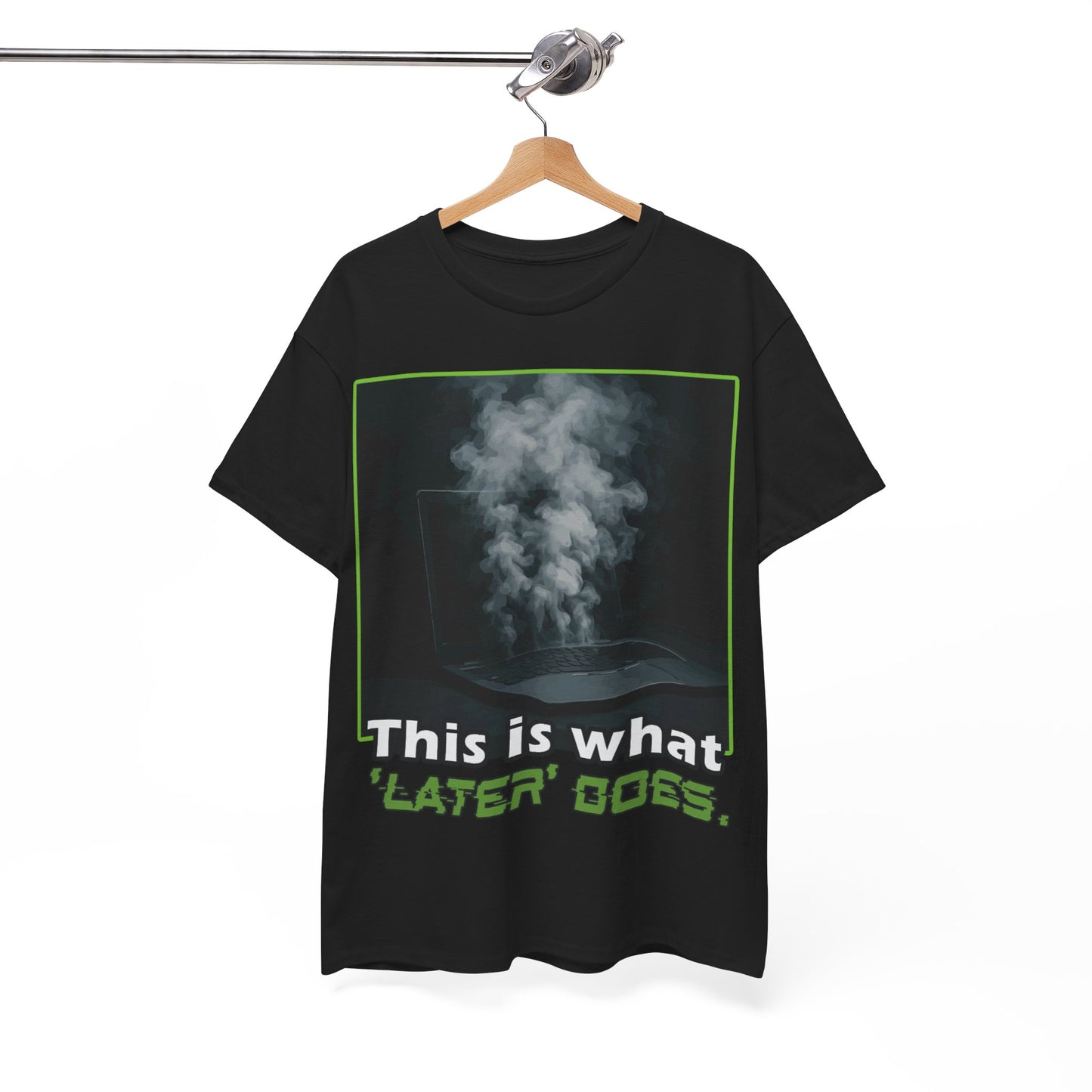 Unisex Heavy Cotton Tee - This is what 'LATER' DOSE.  Funny Shirt, Gift for Friends, Casual Wear, Statement Tee, Birthday Gift