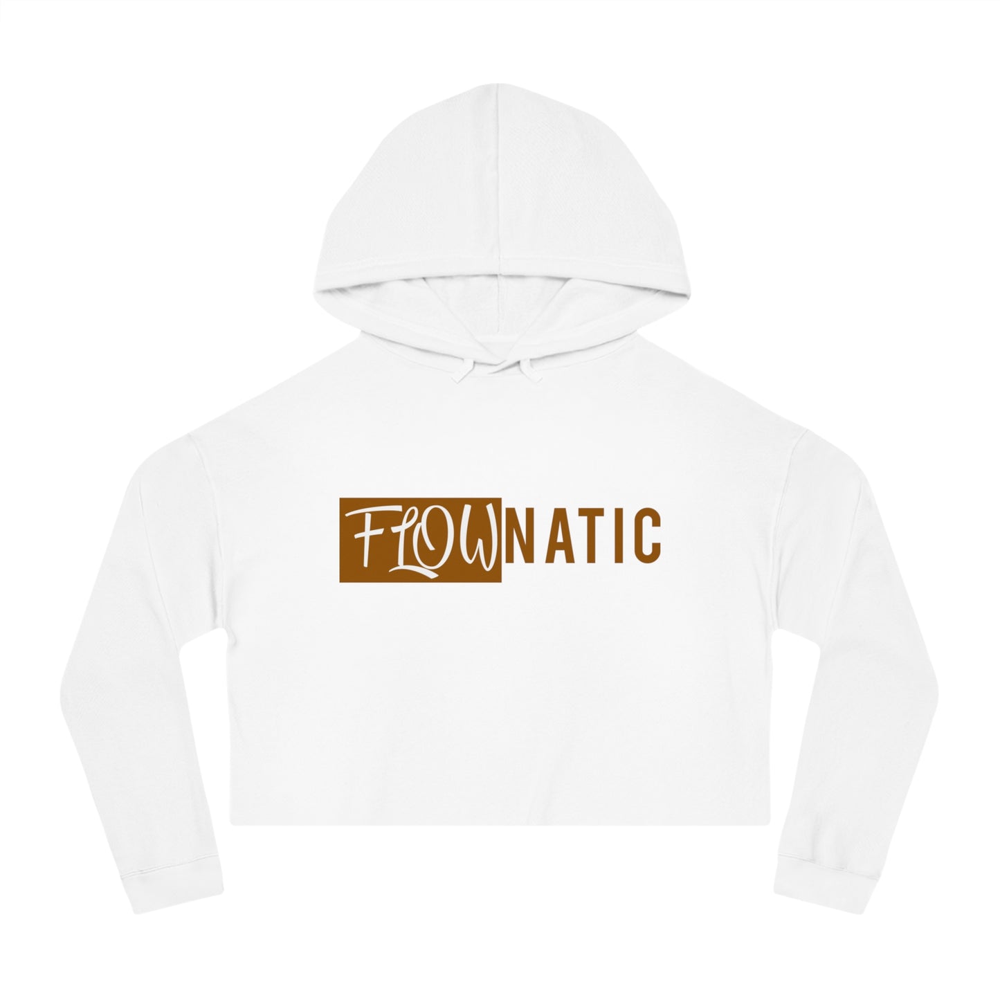 FlowNatic Women's Cropped Hooded Sweatshirt - Stylish and Trendy Activewear for Motivation