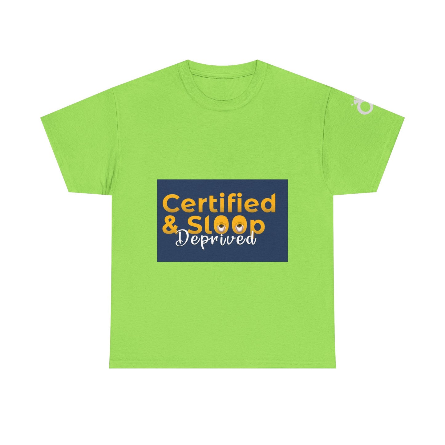 Certified & Sleep Deprived Unisex Heavy Cotton Tee - Perfect for Casual Wear and Nautical Lovers