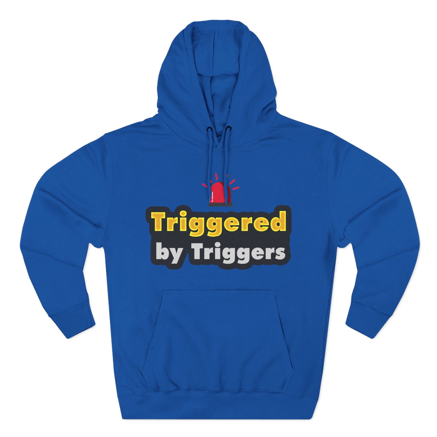 Funny Triggered Fleece Hoodie, Comfy Sweatshirt, Gift for Gamers, Casual Wear, Cozy Pullover for Friends, Humor Apparel