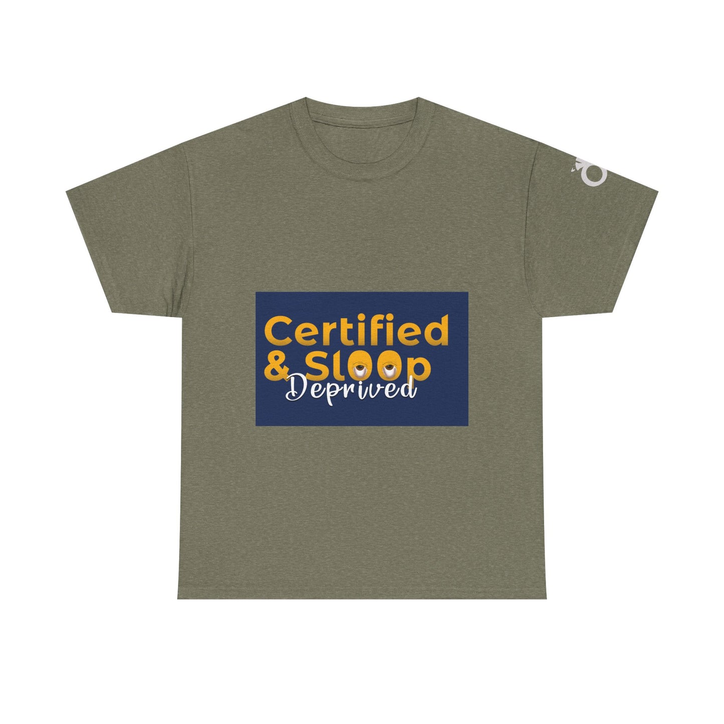 Certified & Sleep Deprived Unisex Heavy Cotton Tee - Perfect for Casual Wear and Nautical Lovers