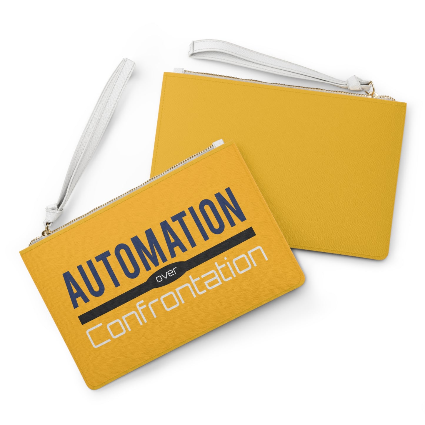 Automation Over Confrontation Clutch Bag - Stylish & Practical for Everyday Use