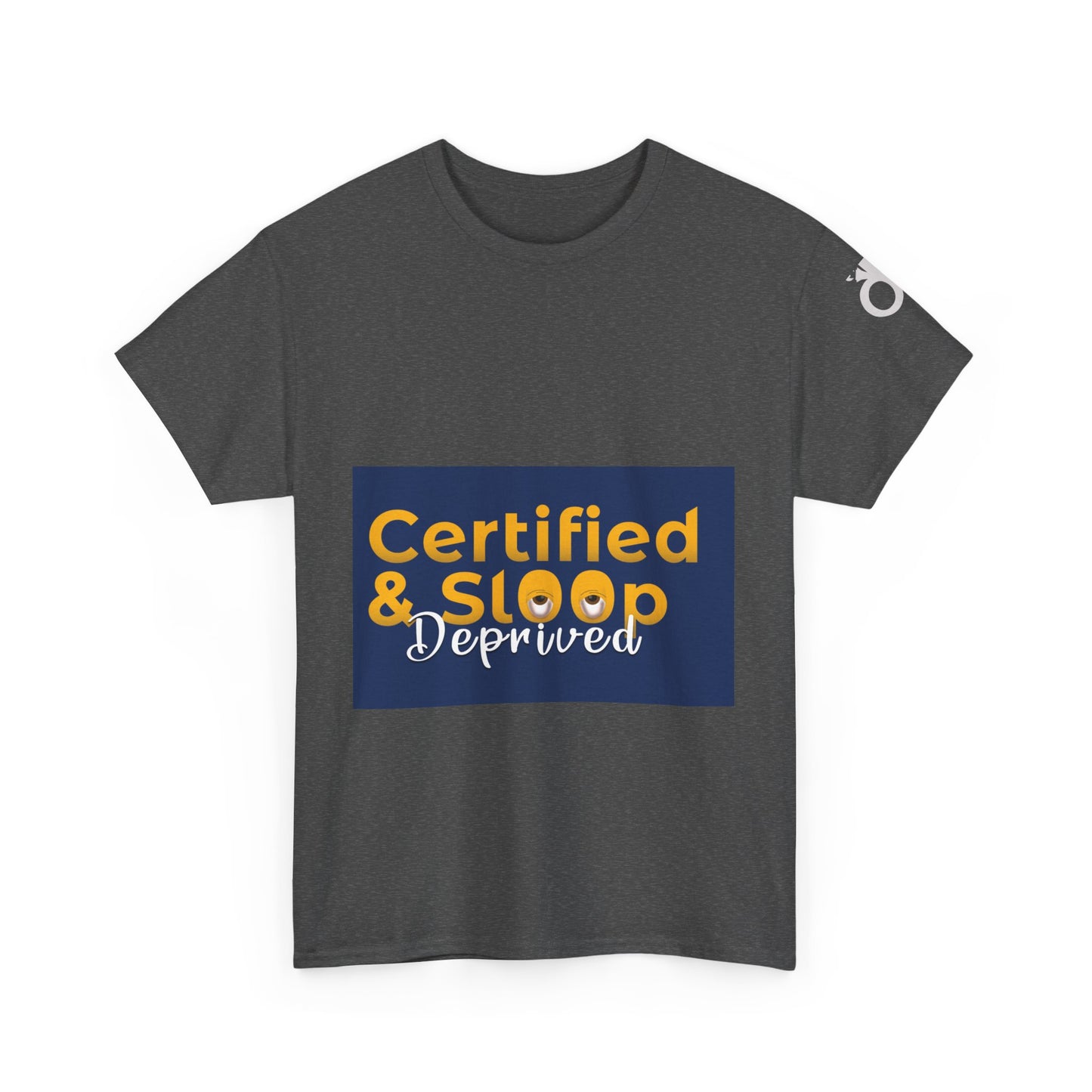 Certified & Sleep Deprived Unisex Heavy Cotton Tee - Perfect for Casual Wear and Nautical Lovers