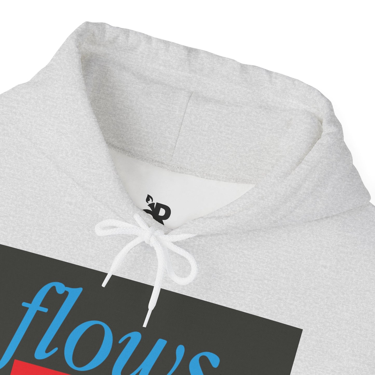 Trendy Hoodie with 'flows before bros' Design, Unisex Sweatshirt, Casual Wear, Gift for Friends, Everyday Comfort