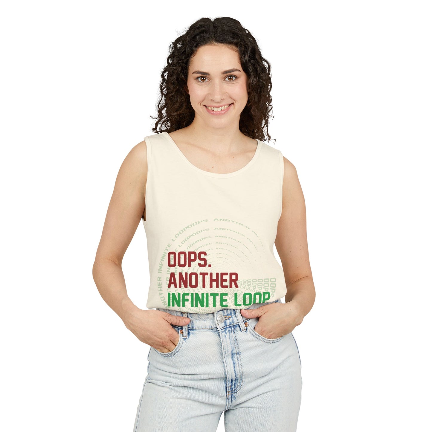 Oops, Another Infinite Loop Tank Top | Cotton Summer Tee, Gift for Tech Lovers, Casual Wear, Programming Humor Shirt, Comfortable [...]