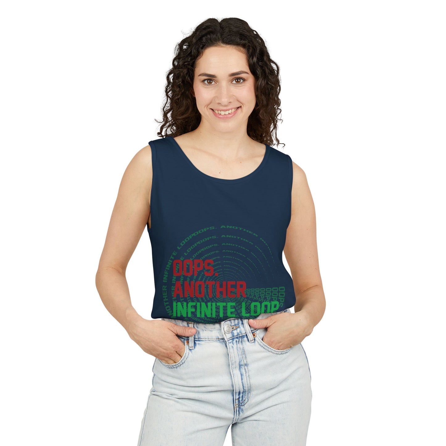 Oops, Another Infinite Loop Tank Top | Cotton Summer Tee, Gift for Tech Lovers, Casual Wear, Programming Humor Shirt, Comfortable [...]